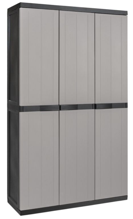 BIOS vysoká plastová třídvéřová skříň, šedá BIOS vysoká plastová třídvéřová skříň, šedá