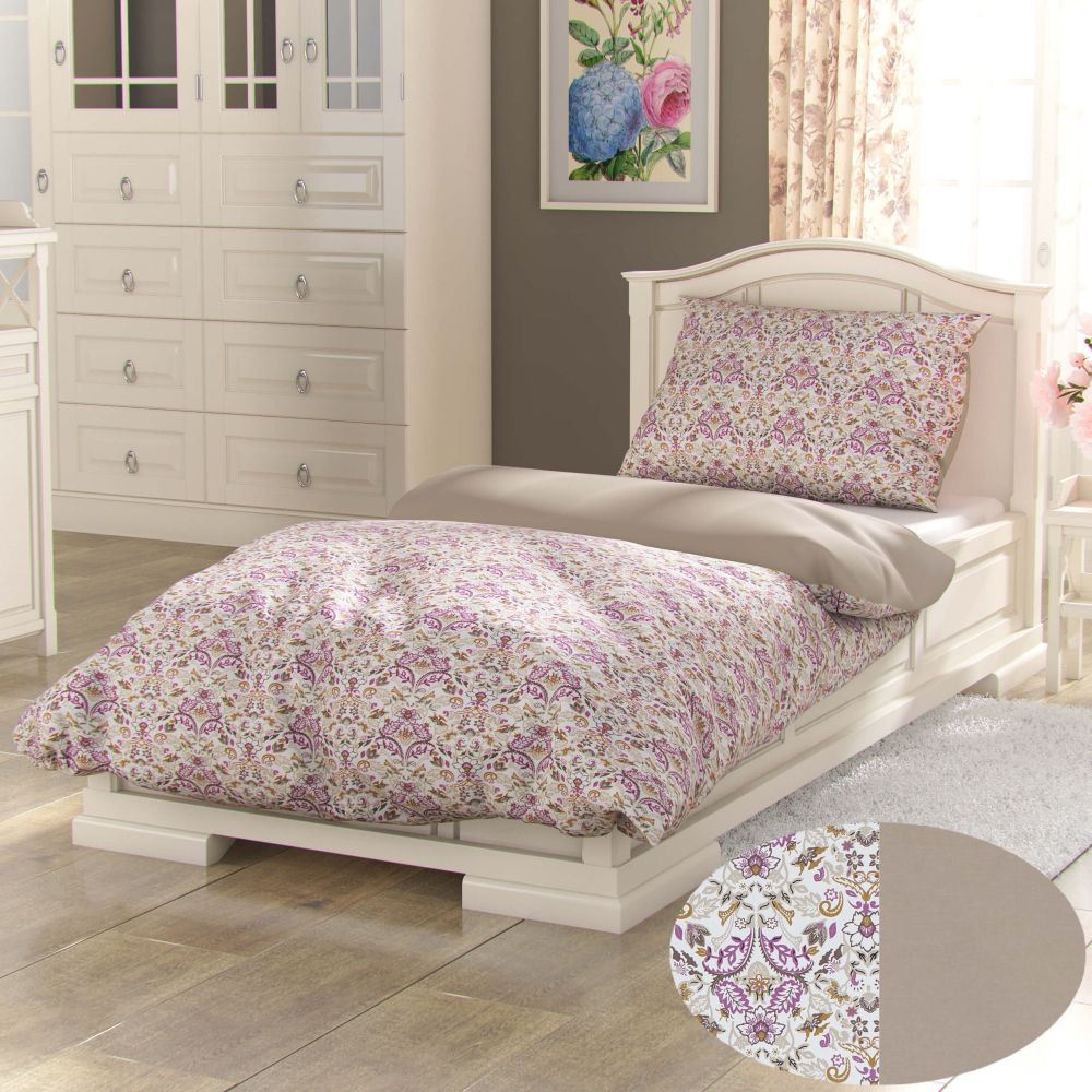 Kvalitex Bavlněné povlečení PROVENCE COLLECTION 140×200, 70x90cm NARISTA béžová Kvalitex Bavlněné povlečení PROVENCE COLLECTION 140×200, 70x90cm NARISTA béžová