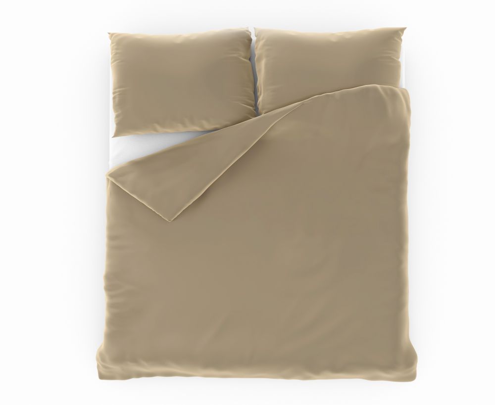 Kvalitex Saténové prodloužené povlečení LUXURY COLLECTION 140x220, 70x90cm béžové - Obrázek 2