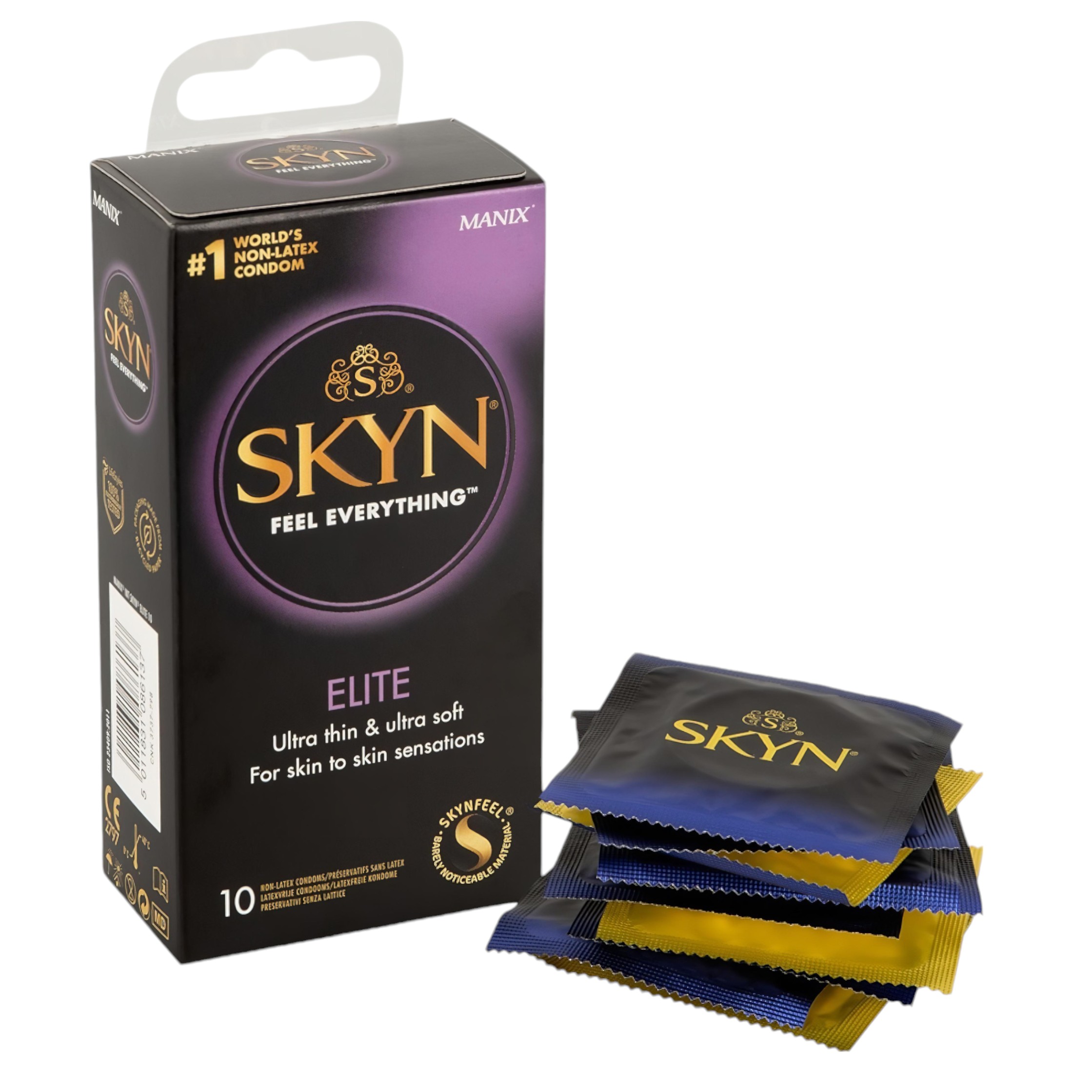 Manix SKYN Elite – ultra vékony latexmentes óvszer (10db)
