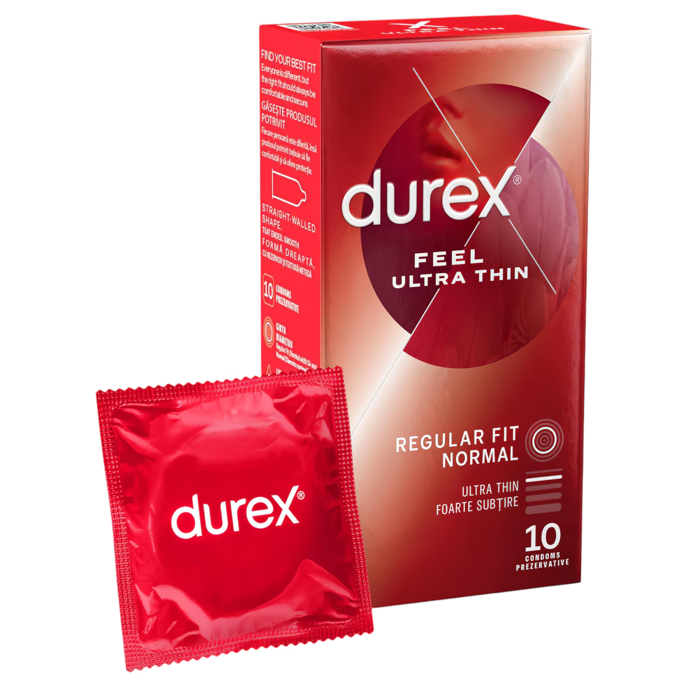 Durex Feel Ultra Thin – ultra élethű óvszer (10db)