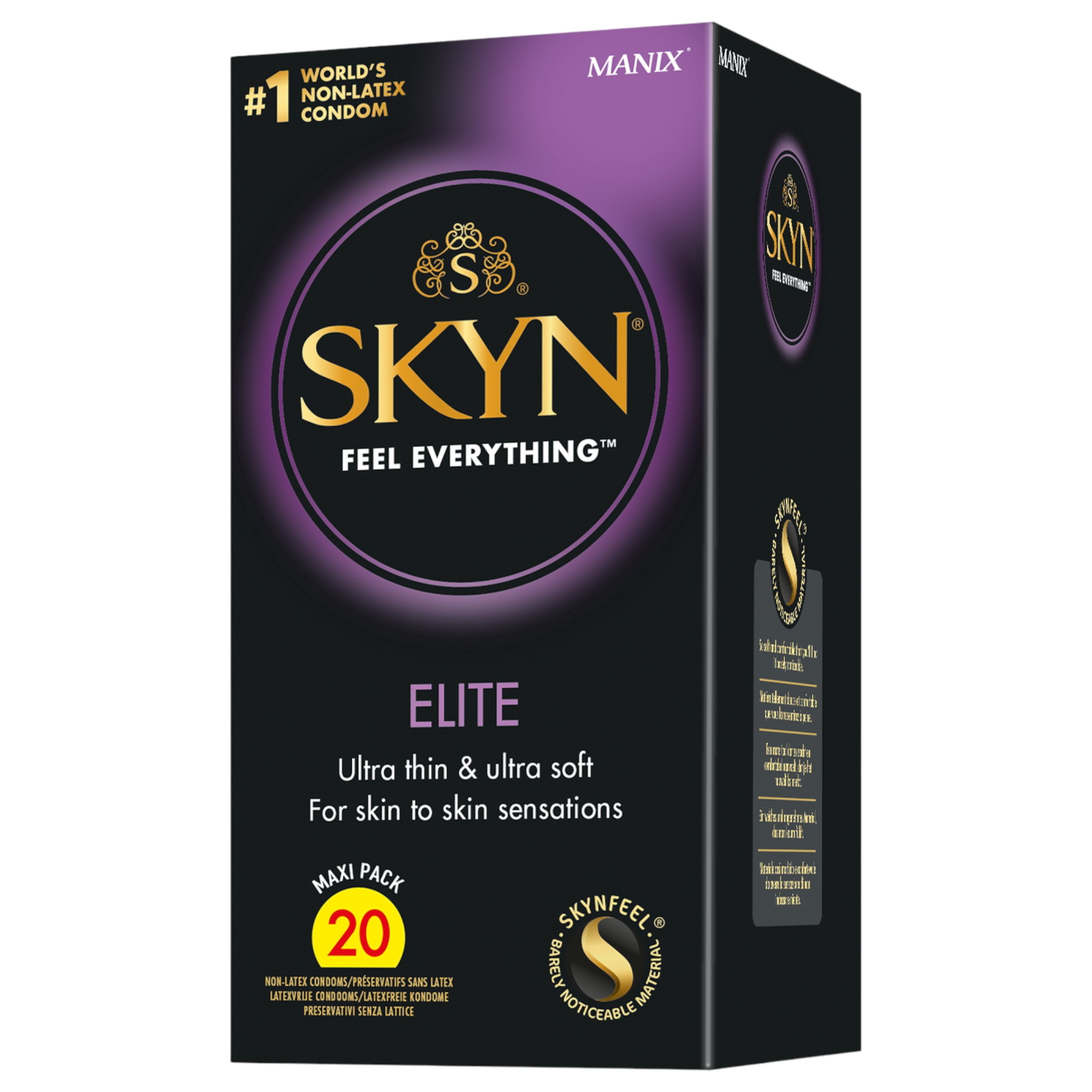 Manix SKYN Elite – ultra vékony latexmentes óvszer (20db)