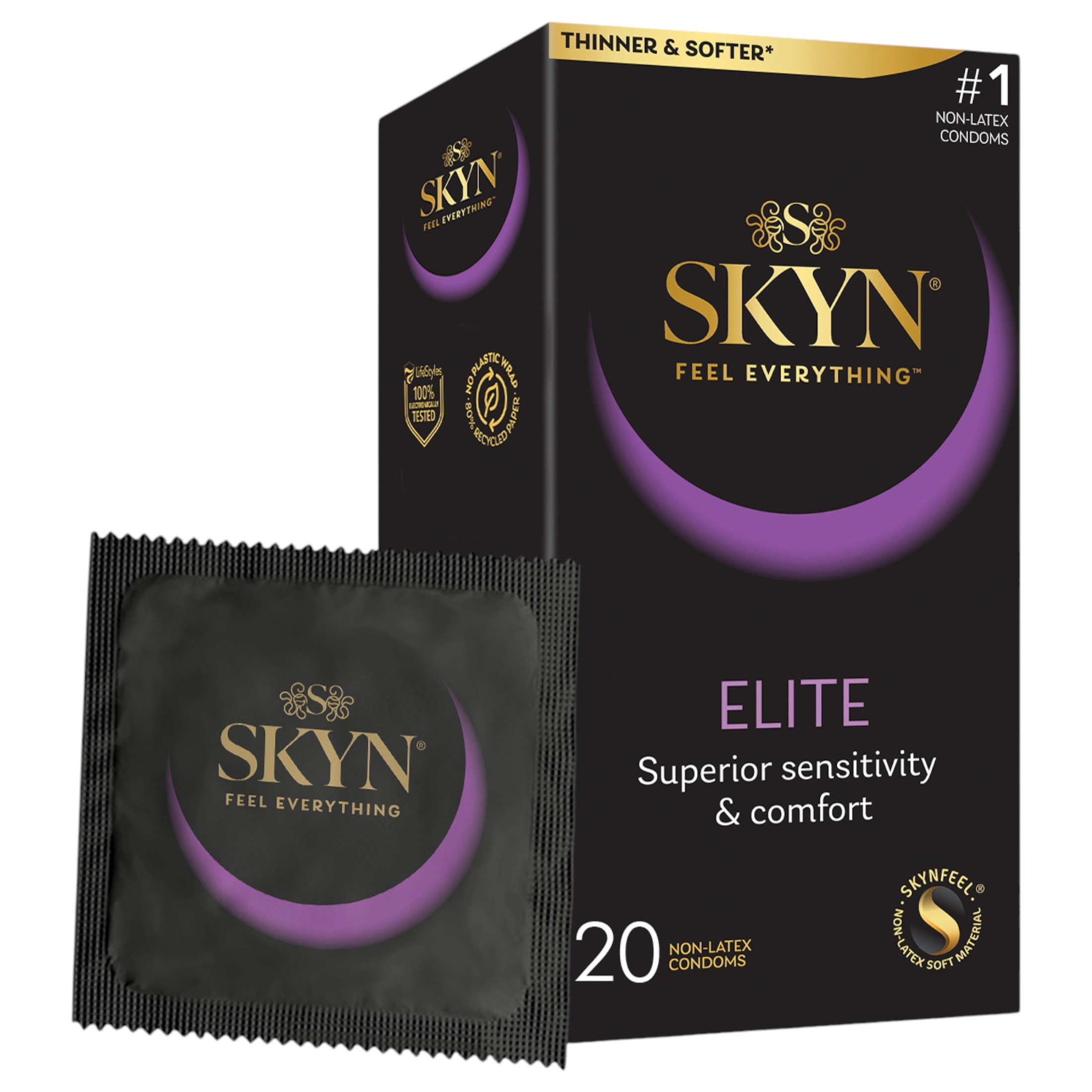 Manix SKYN Elite – ultra vékony latexmentes óvszer (20db)
