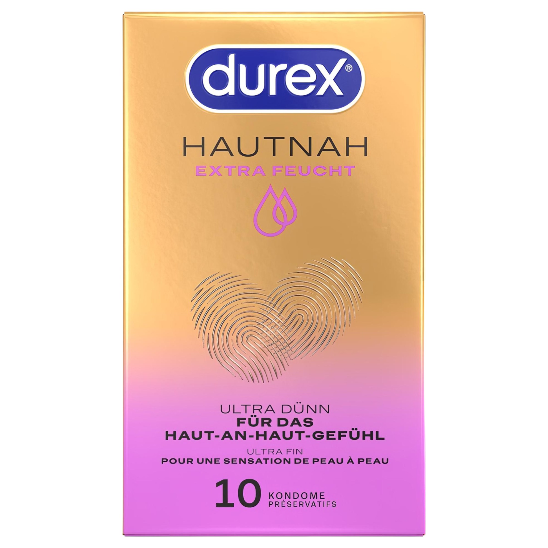 Durex Hautnah – extra síkosított óvszer (10db)