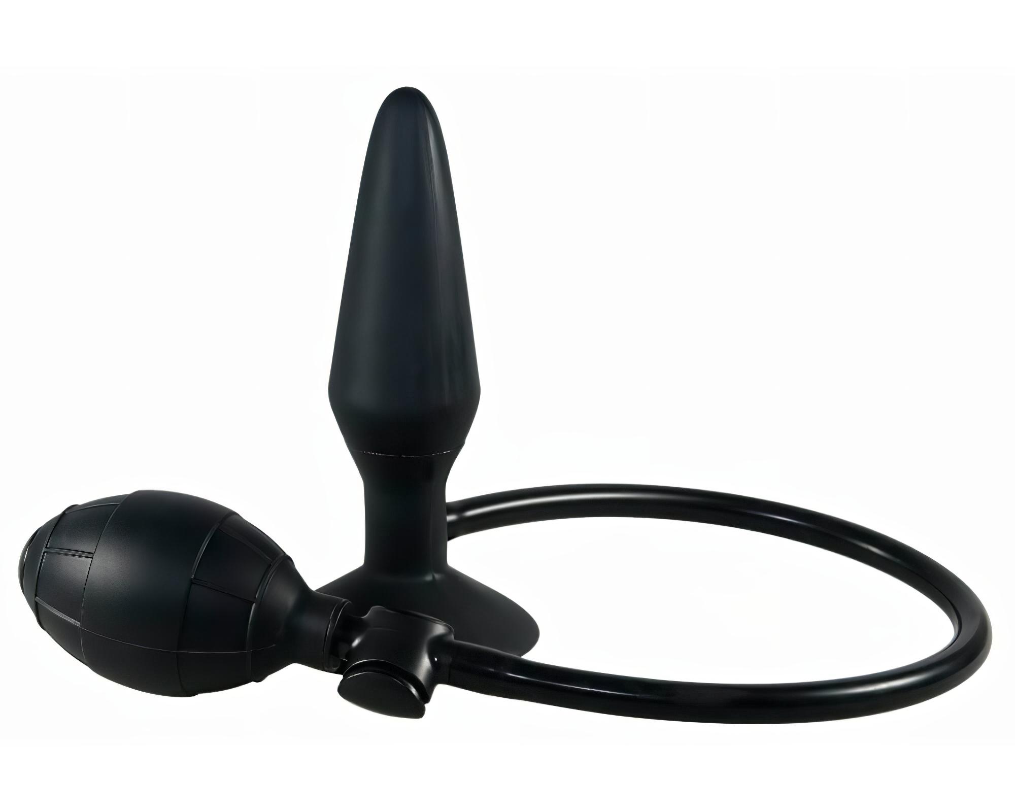 You2Toys True Black – pumpálható análtágító (fekete)