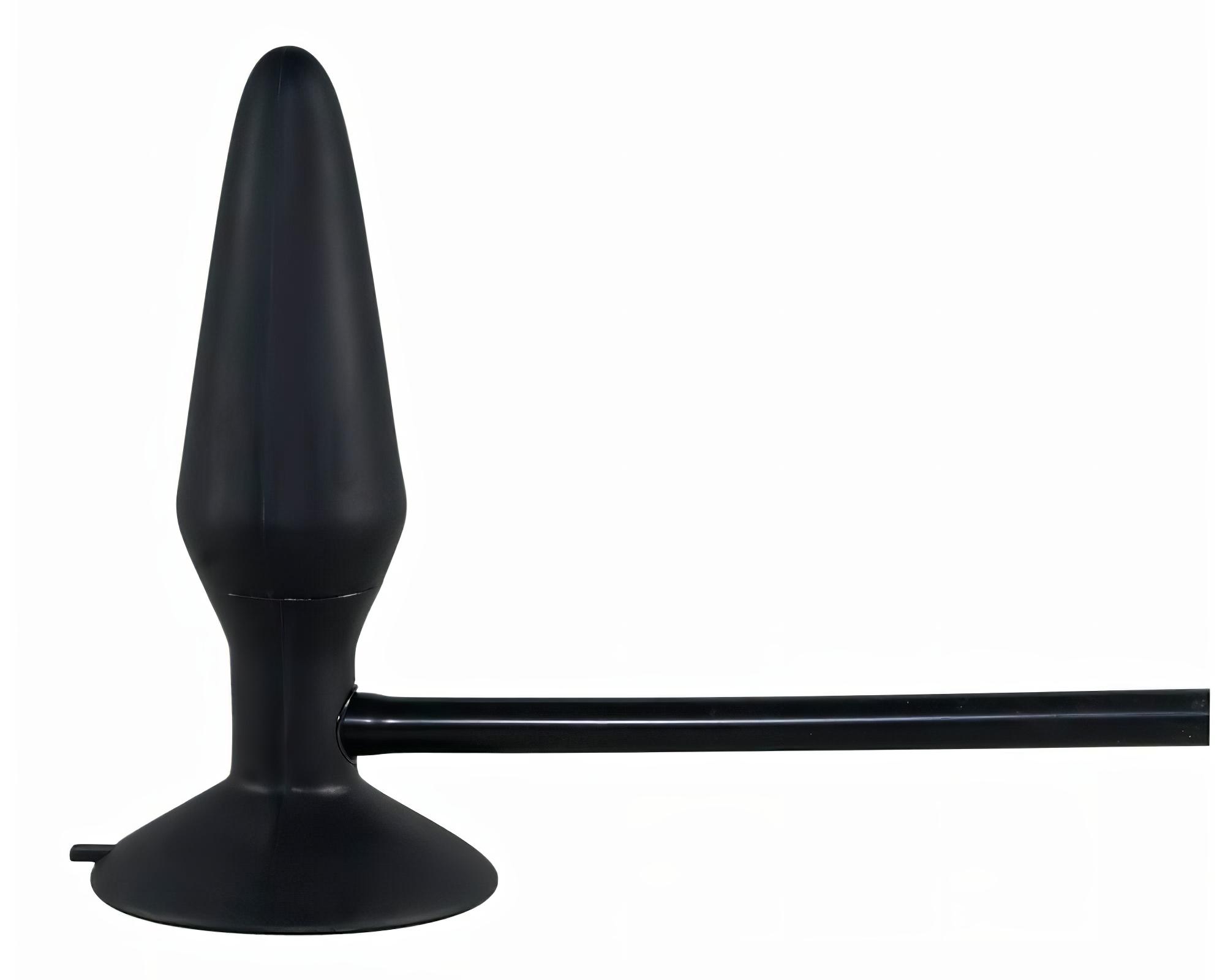 You2Toys True Black – pumpálható análtágító (fekete)