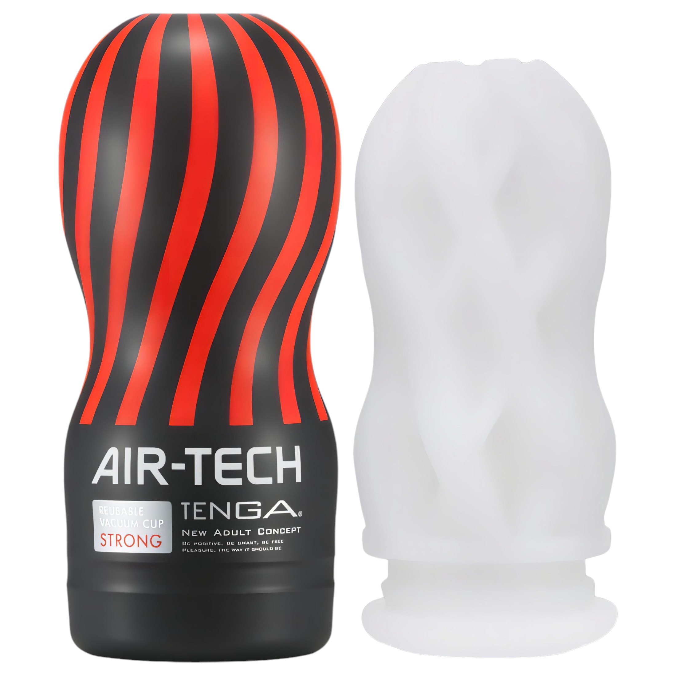 TENGA Air Tech Strong – textúrált maszturbátor (fehér)