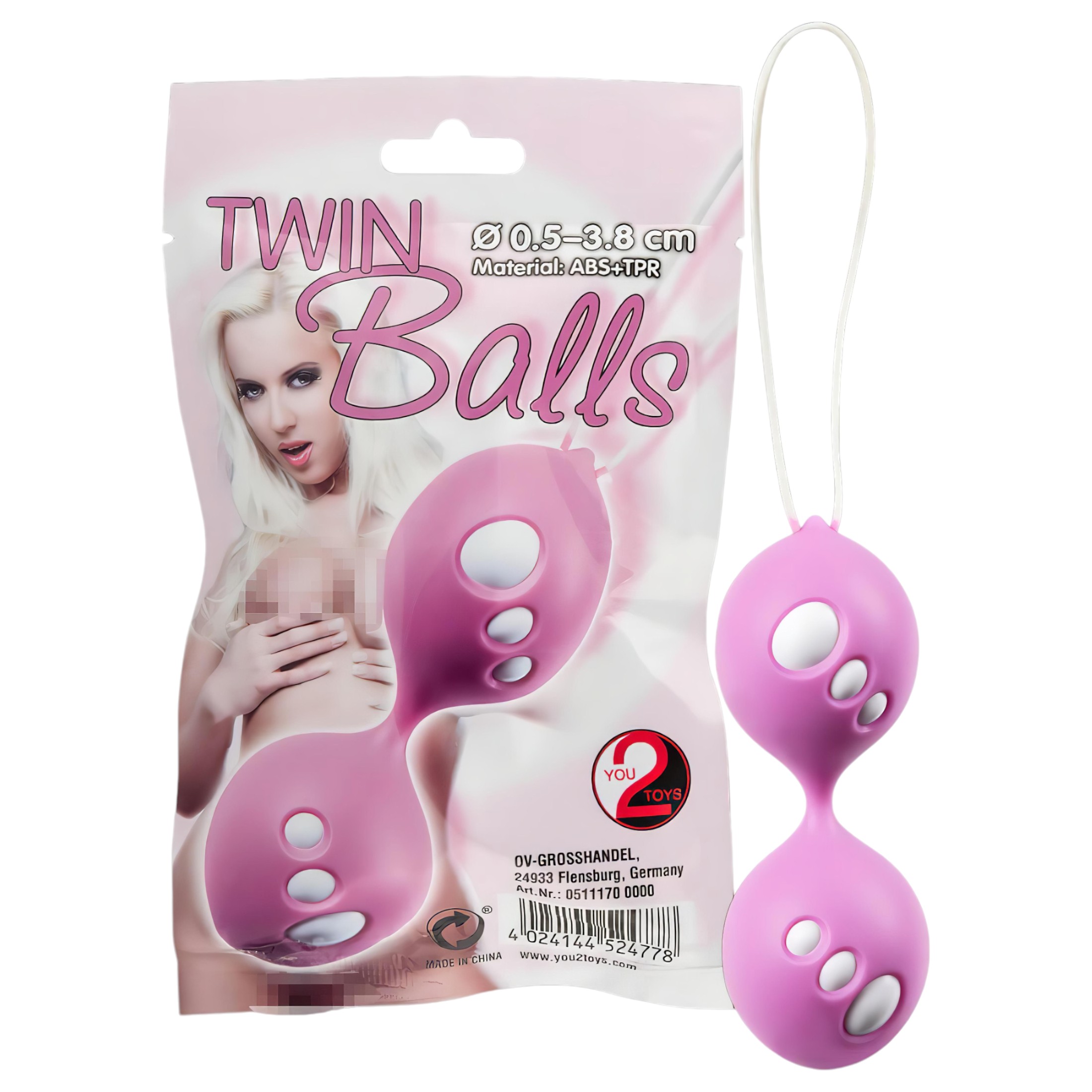 You2Toys – Twin Balls – gésagolyó duó (pink)