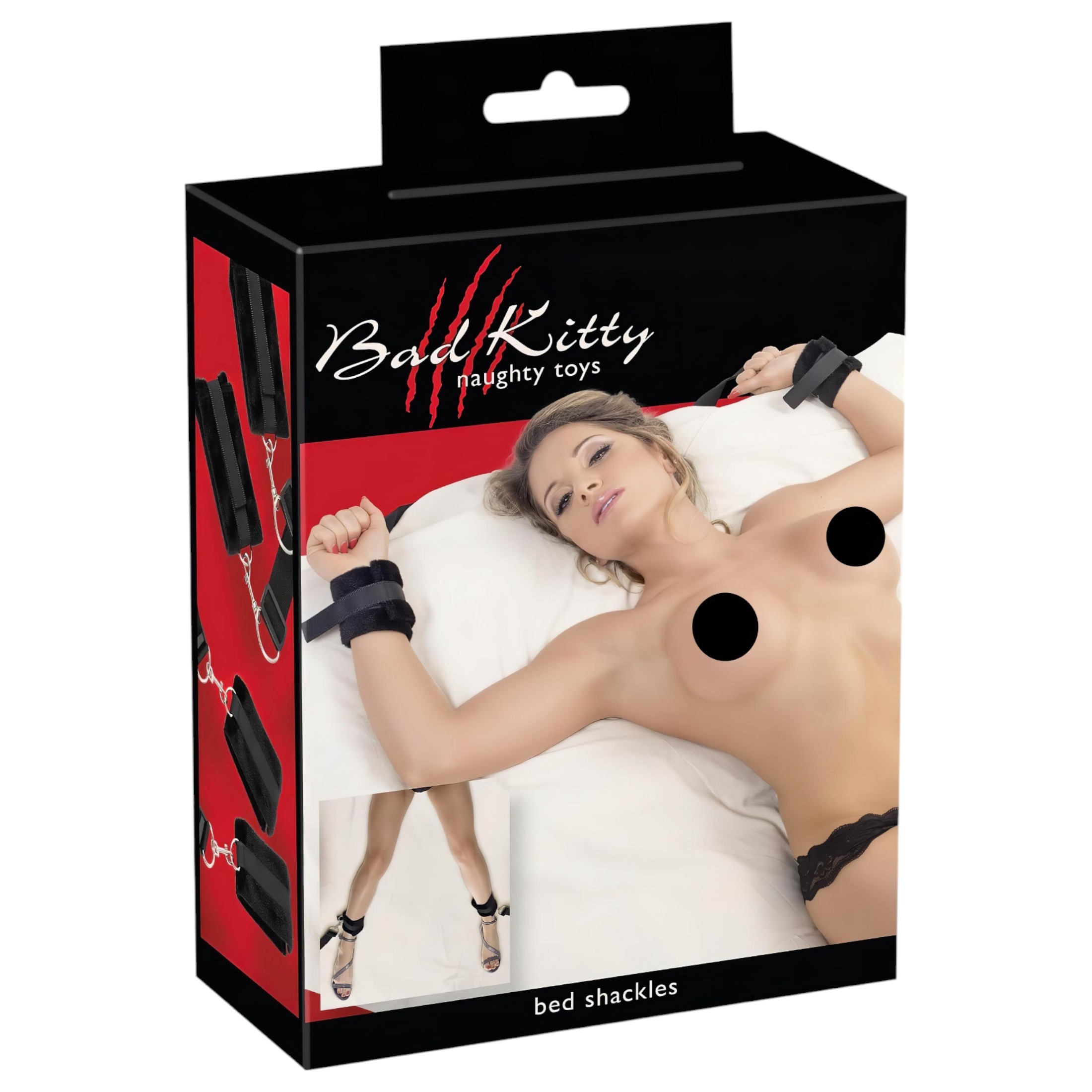 Bad Kitty – plüss ágyhoz kötöző szett (5 részes)