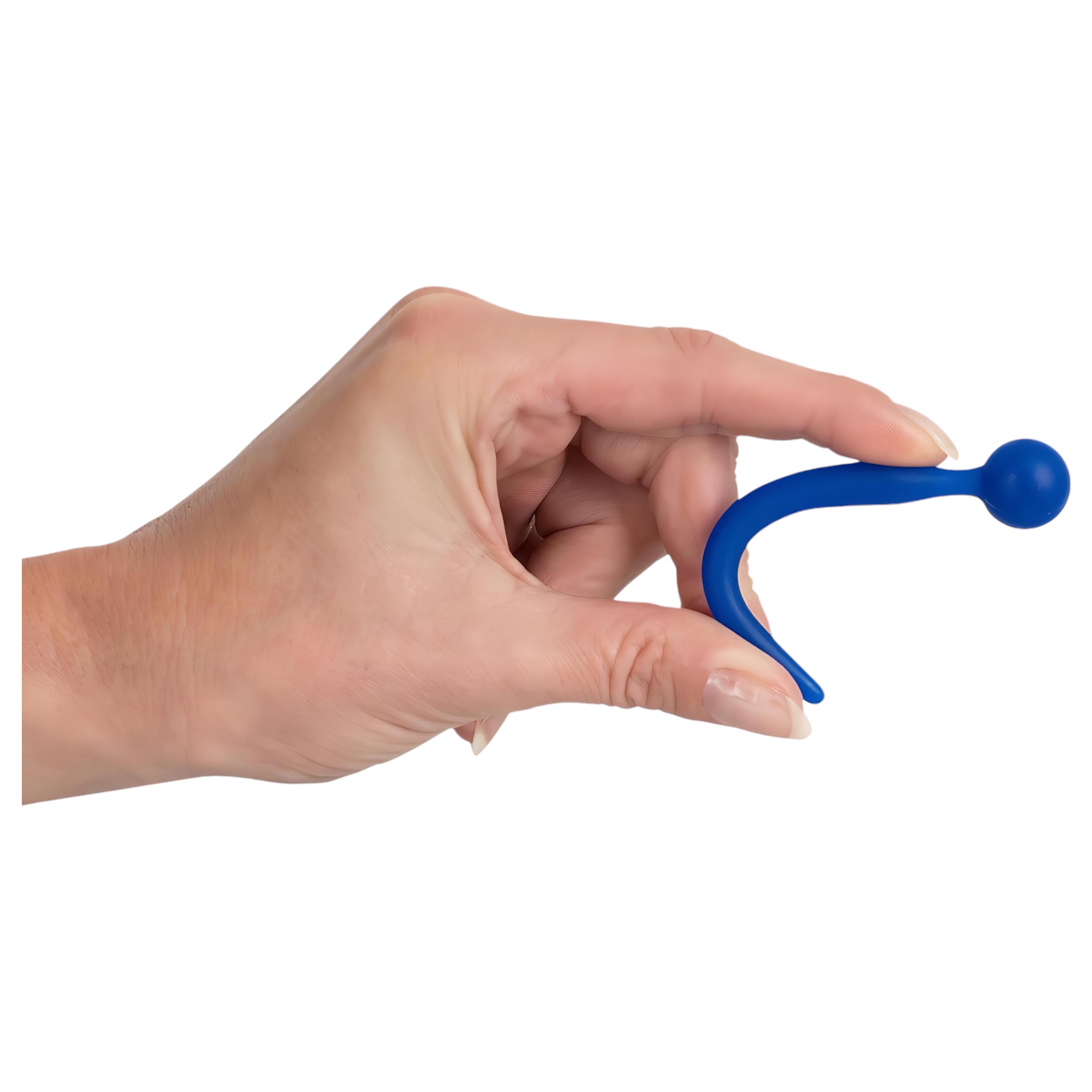 Dilator Sperm Stopper – gömbös, szilikon dilátor (kék)