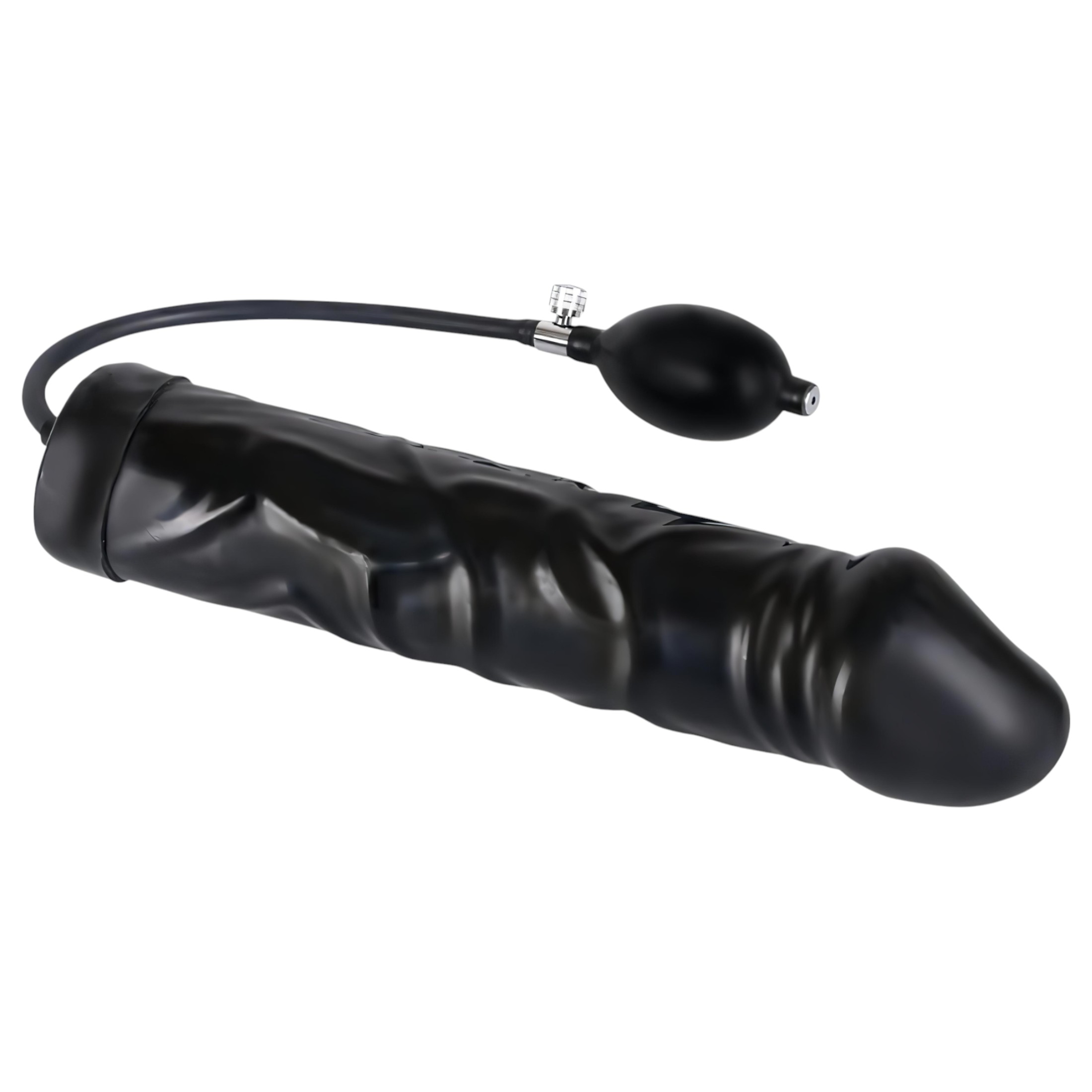 You2Toys – latex, pumpálható análtágító – nagy (fekete)