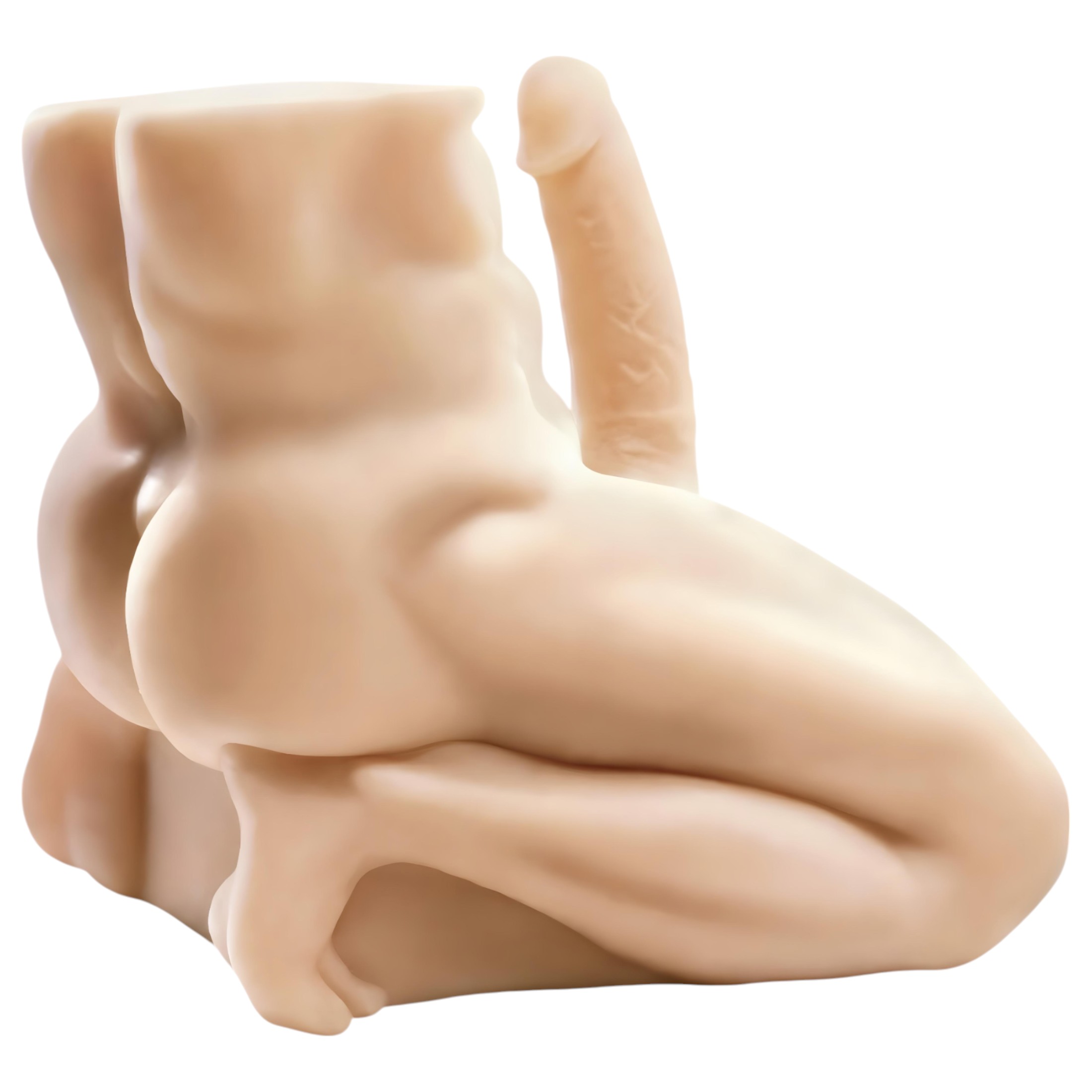 Fuck Me Silly – térdelő férfi torzó maszturbátor