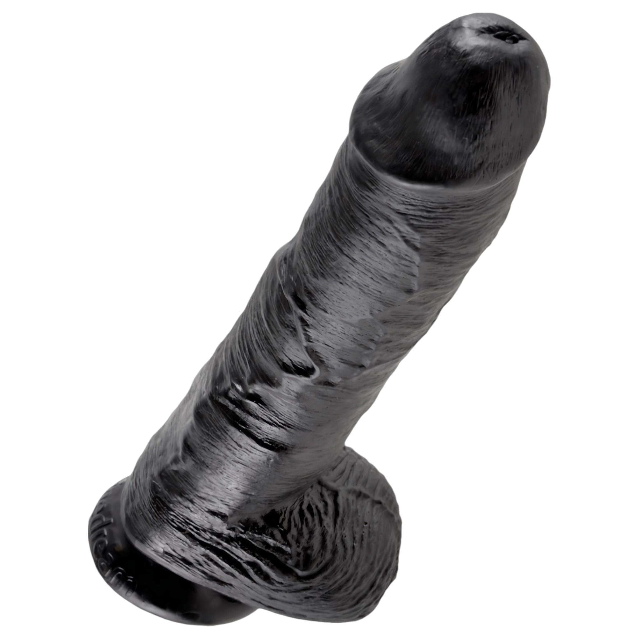 King Cock 10 herés dildó (25 cm) – fekete