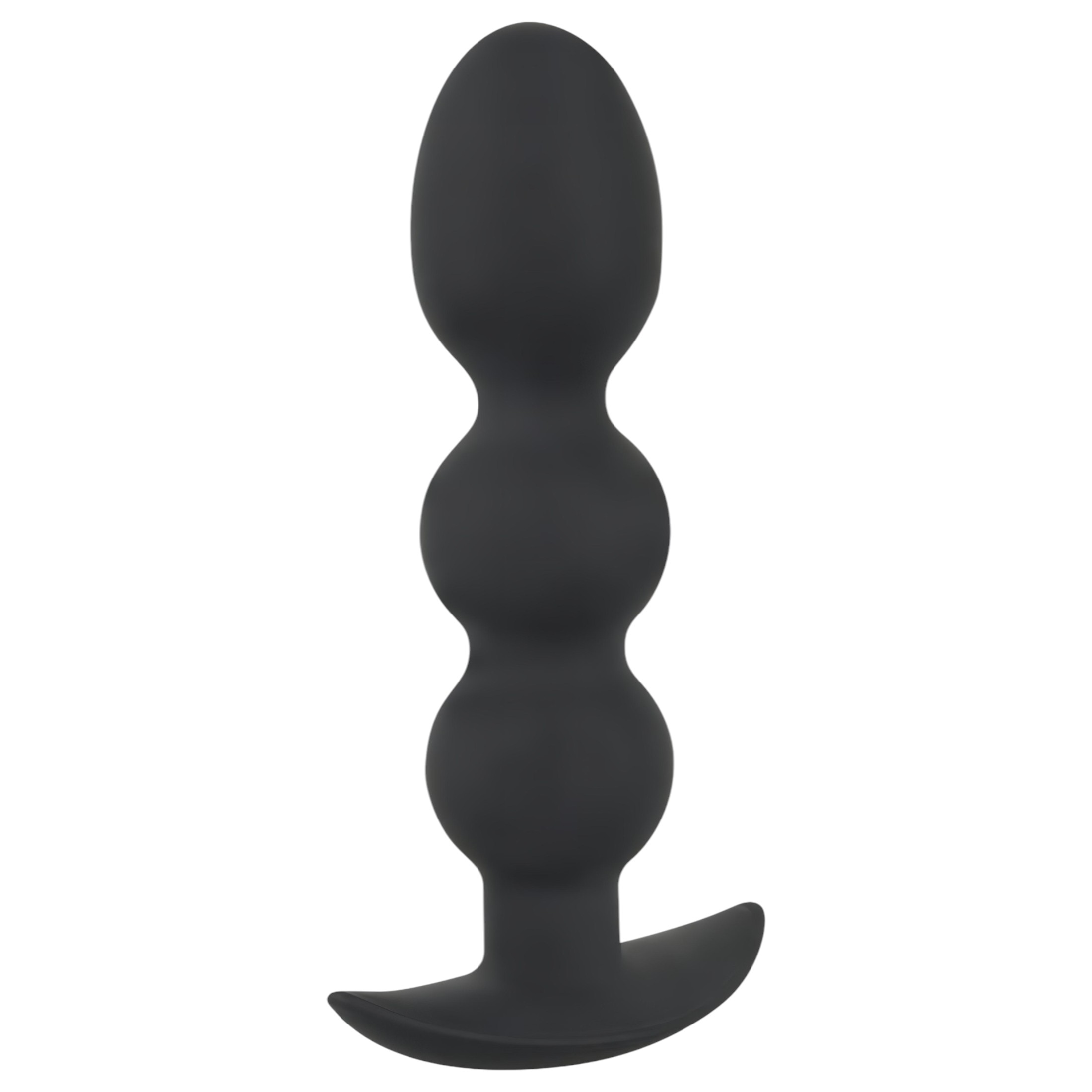 Black Velvets Heavy – 145g-os gömbös anál plug (fekete)