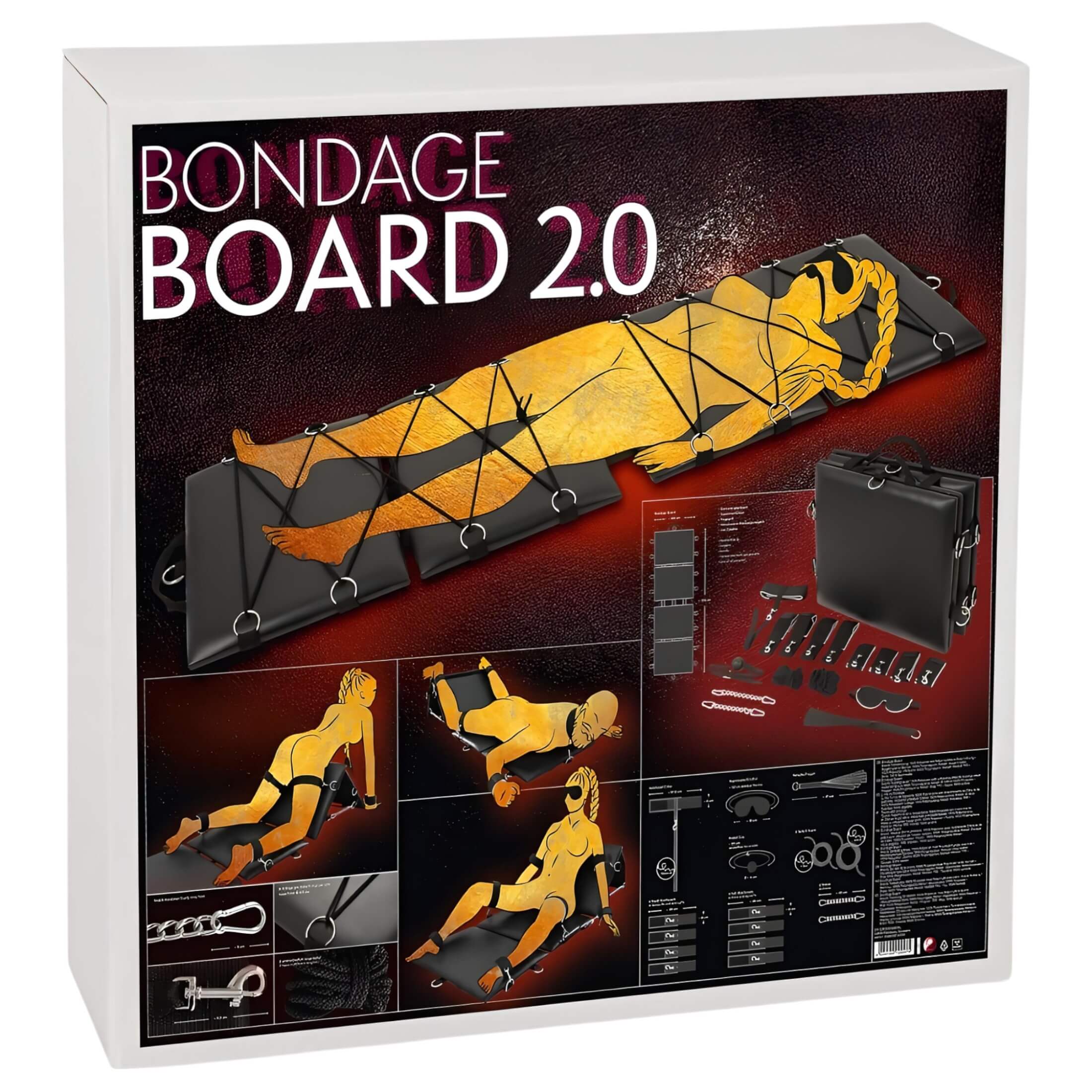 You2Toys Bondage Board 2.0 – hordozható kötöző ágy szett
