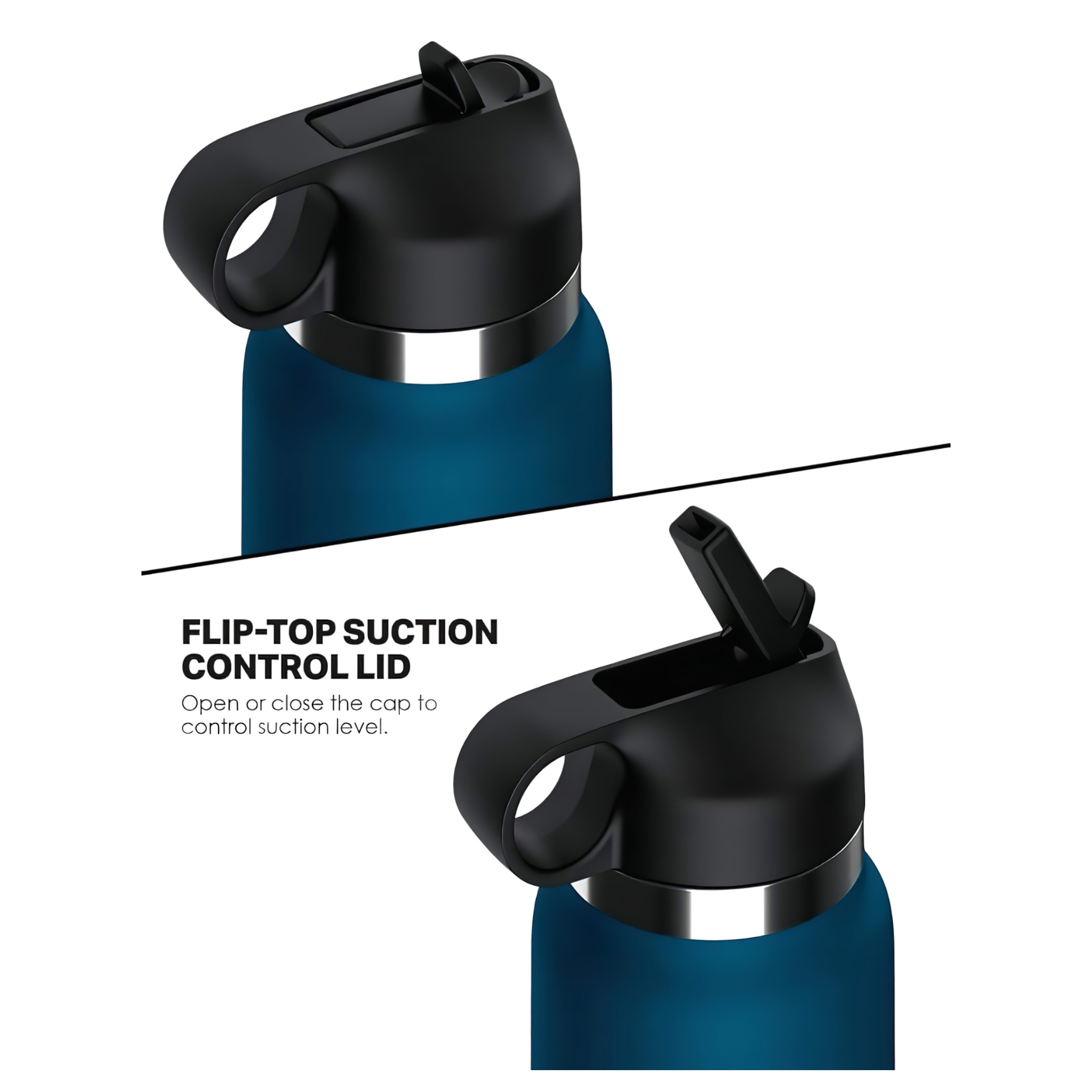 Fuck Flask Private Pleaser – műpunci kulacsban (kék-barna)