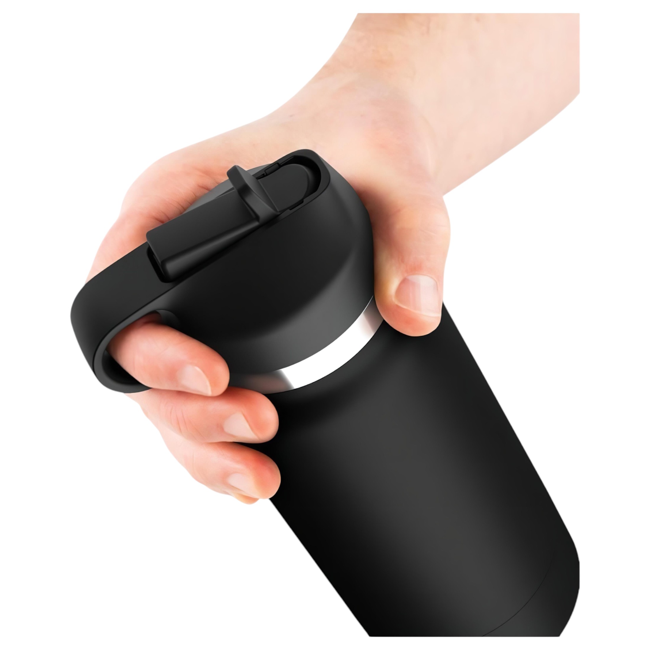 Fap Flask Thrill Seeker – maszturbátor kulacsban (fekete)