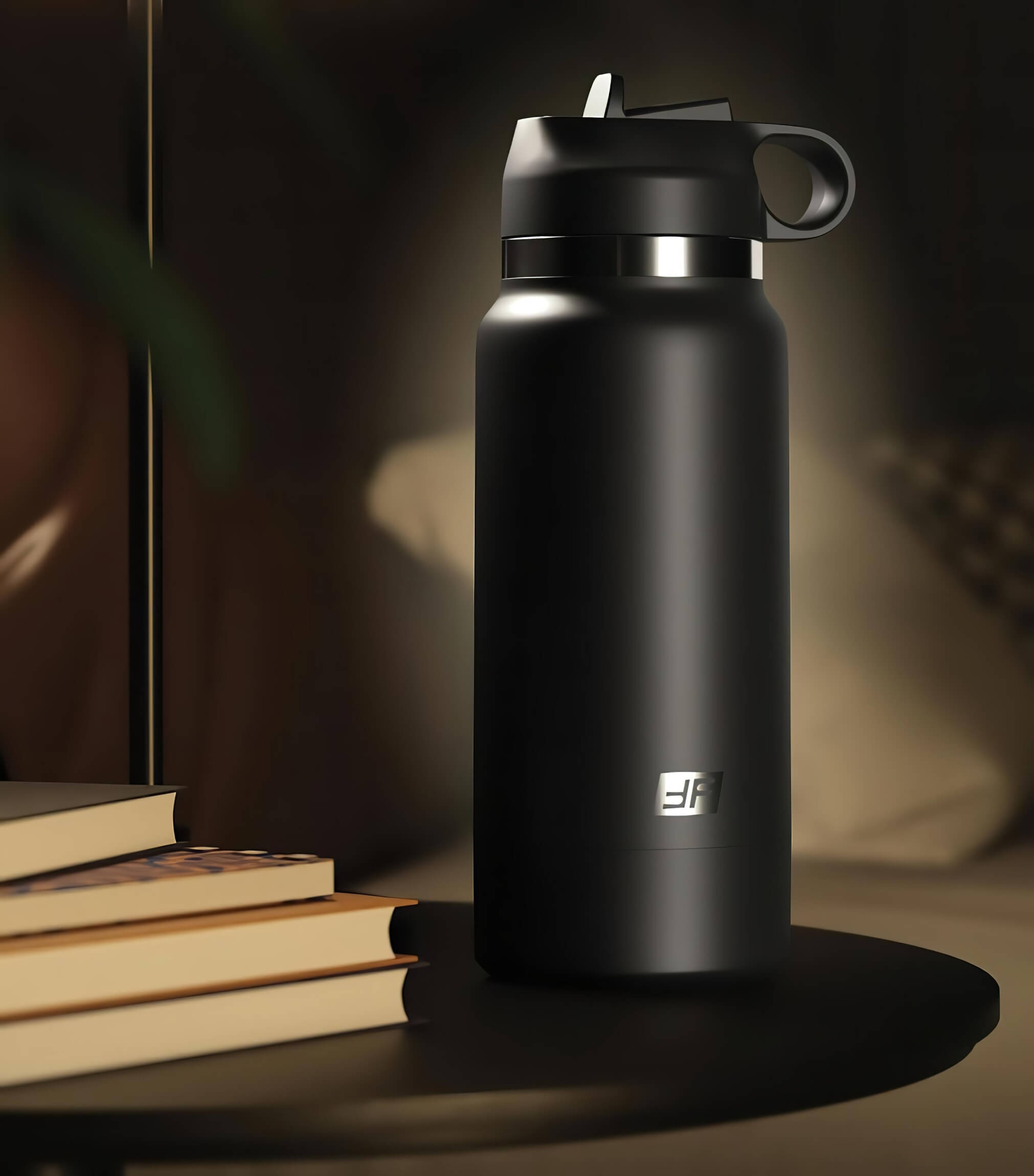 Fap Flask Thrill Seeker – maszturbátor kulacsban (fekete)