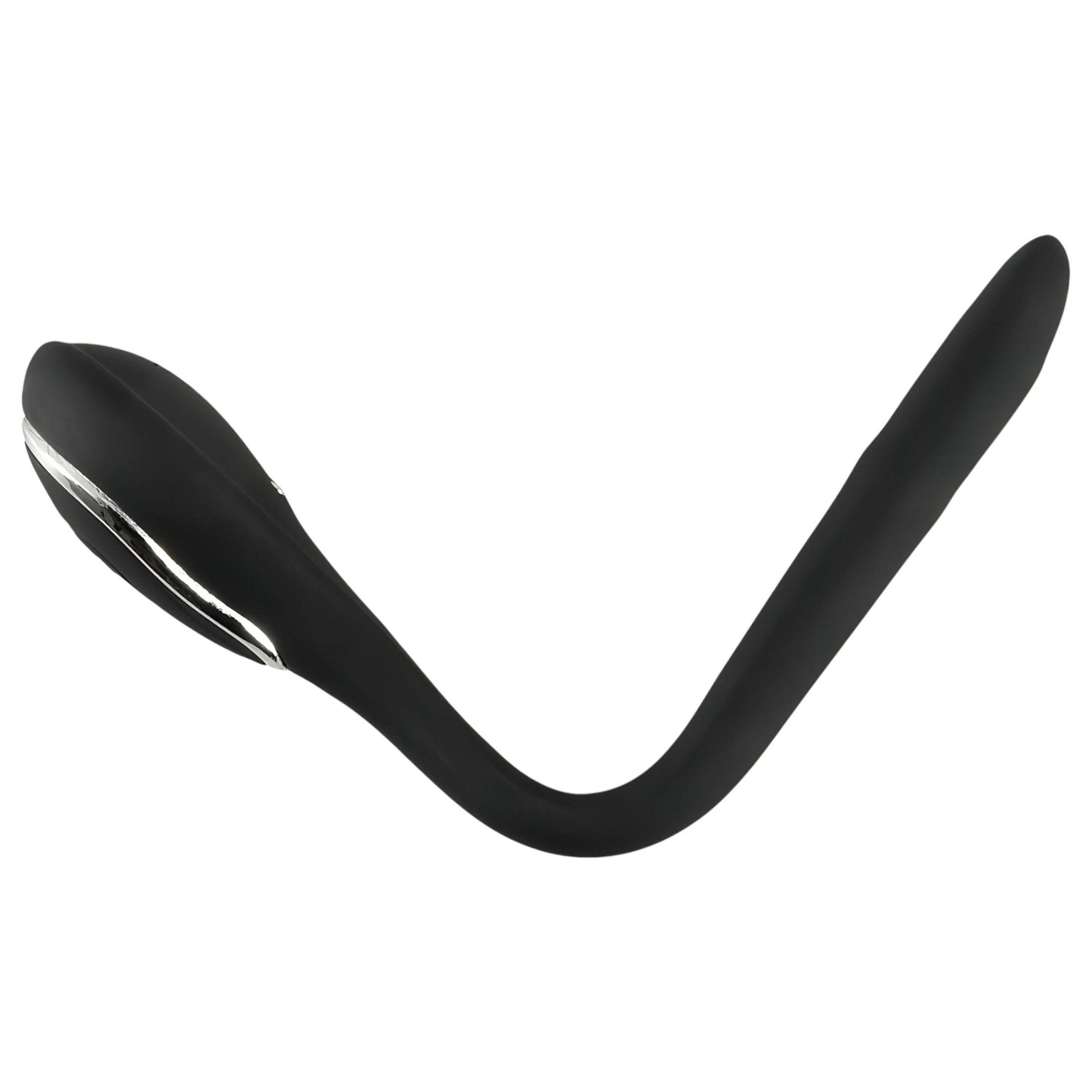 Penis Plug Dilator – akkus, vibrációs dilátor (1,1cm) – fekete