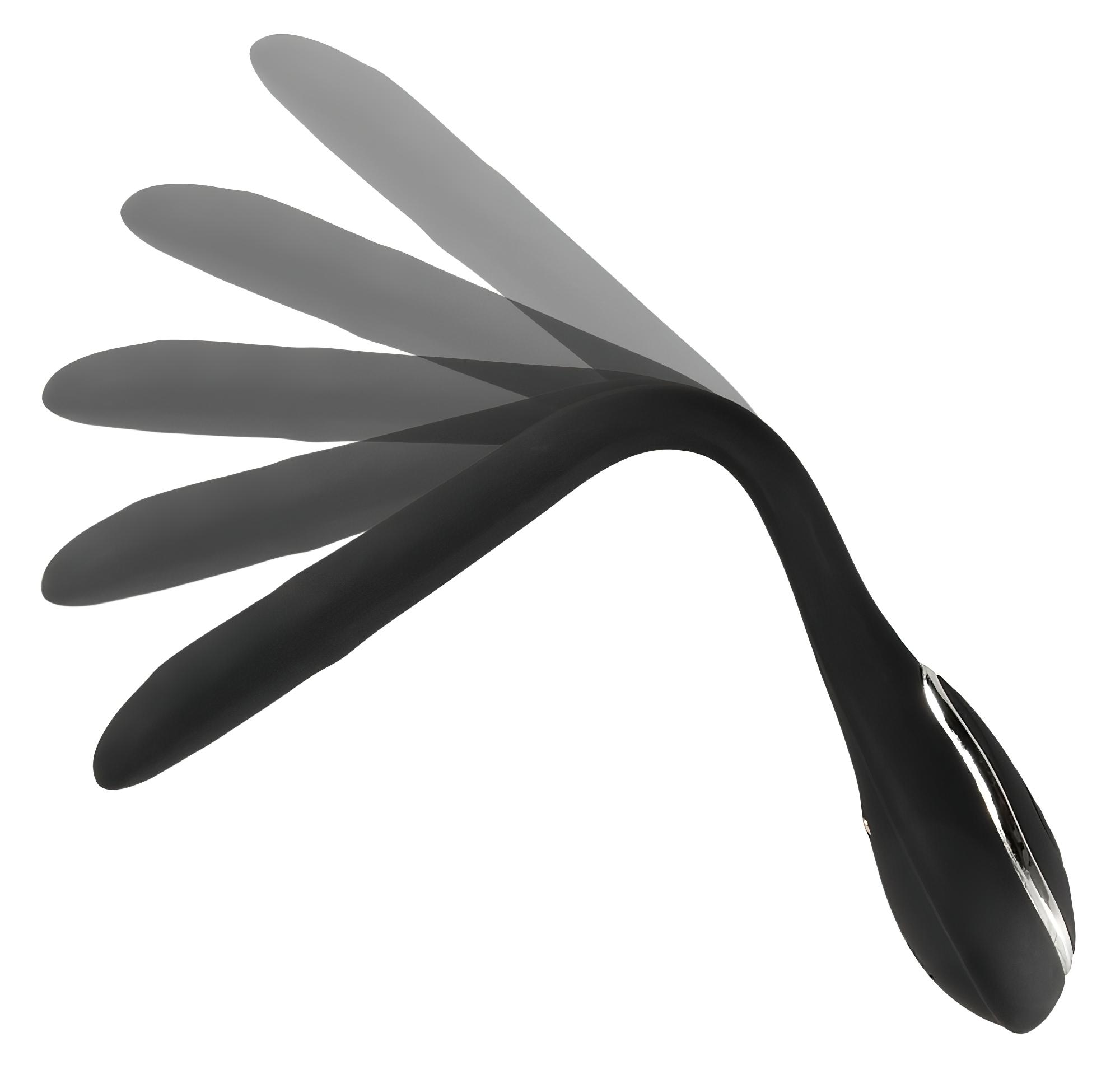 Penis Plug Dilator – akkus, vibrációs dilátor (1,1cm) – fekete