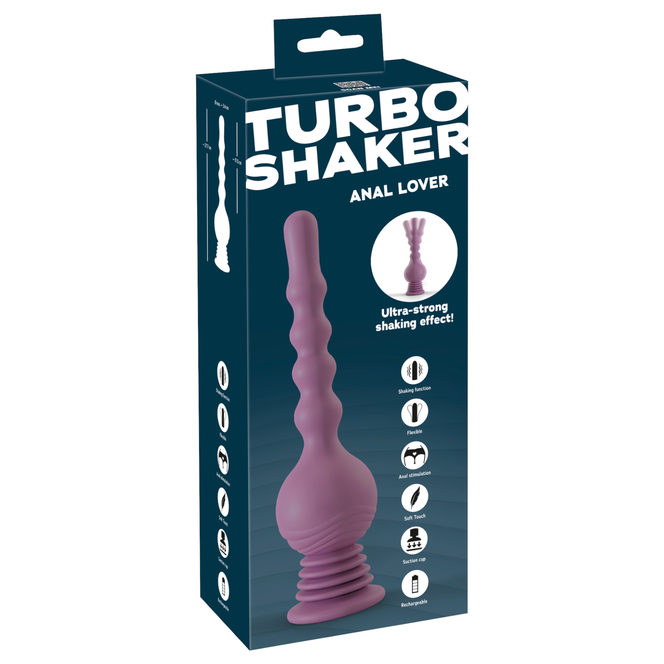 You2Toys Turbo Shaker – anál vibrátor (lila)