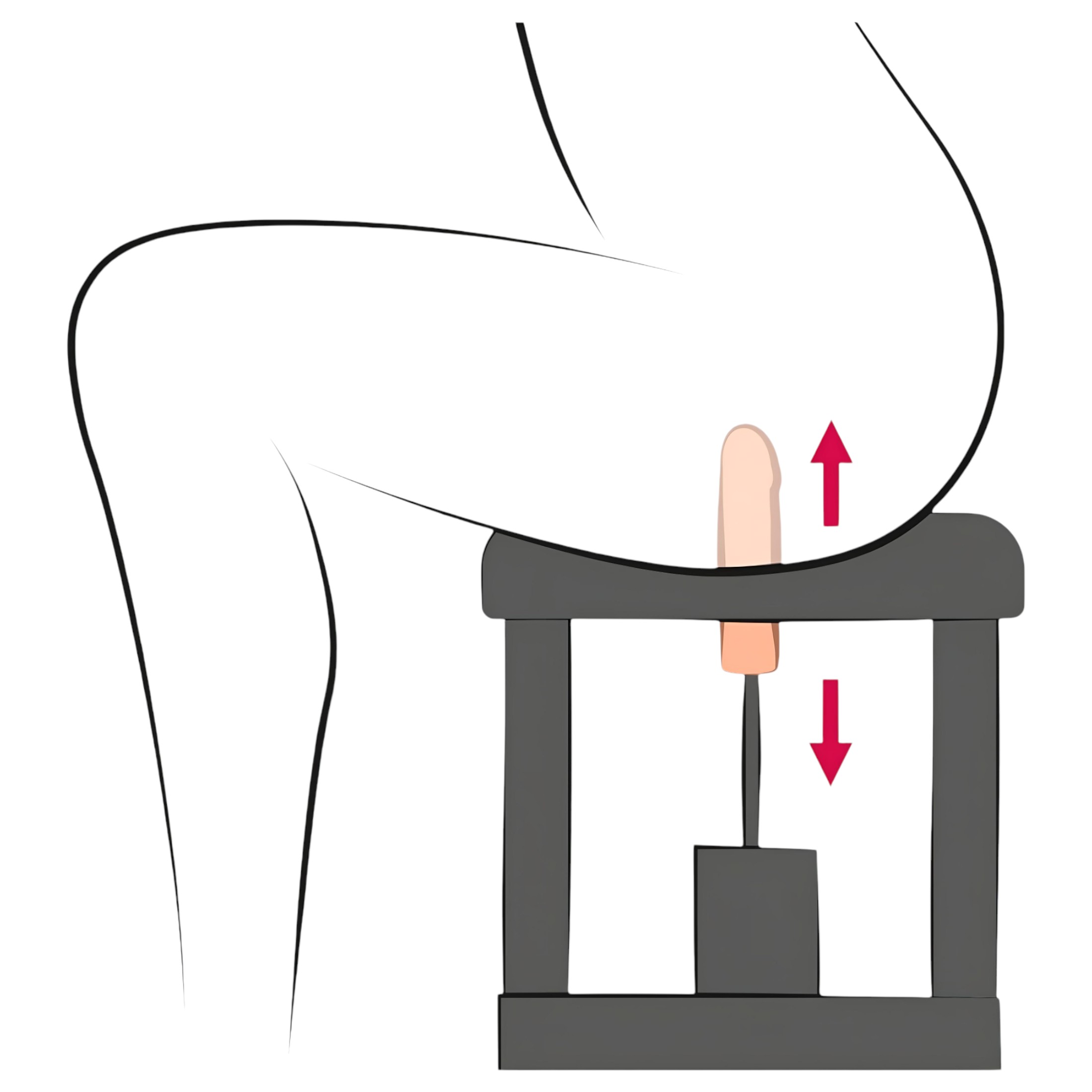 The Banger Sit-On-Climaxer – hálózati szexgép (fekete)