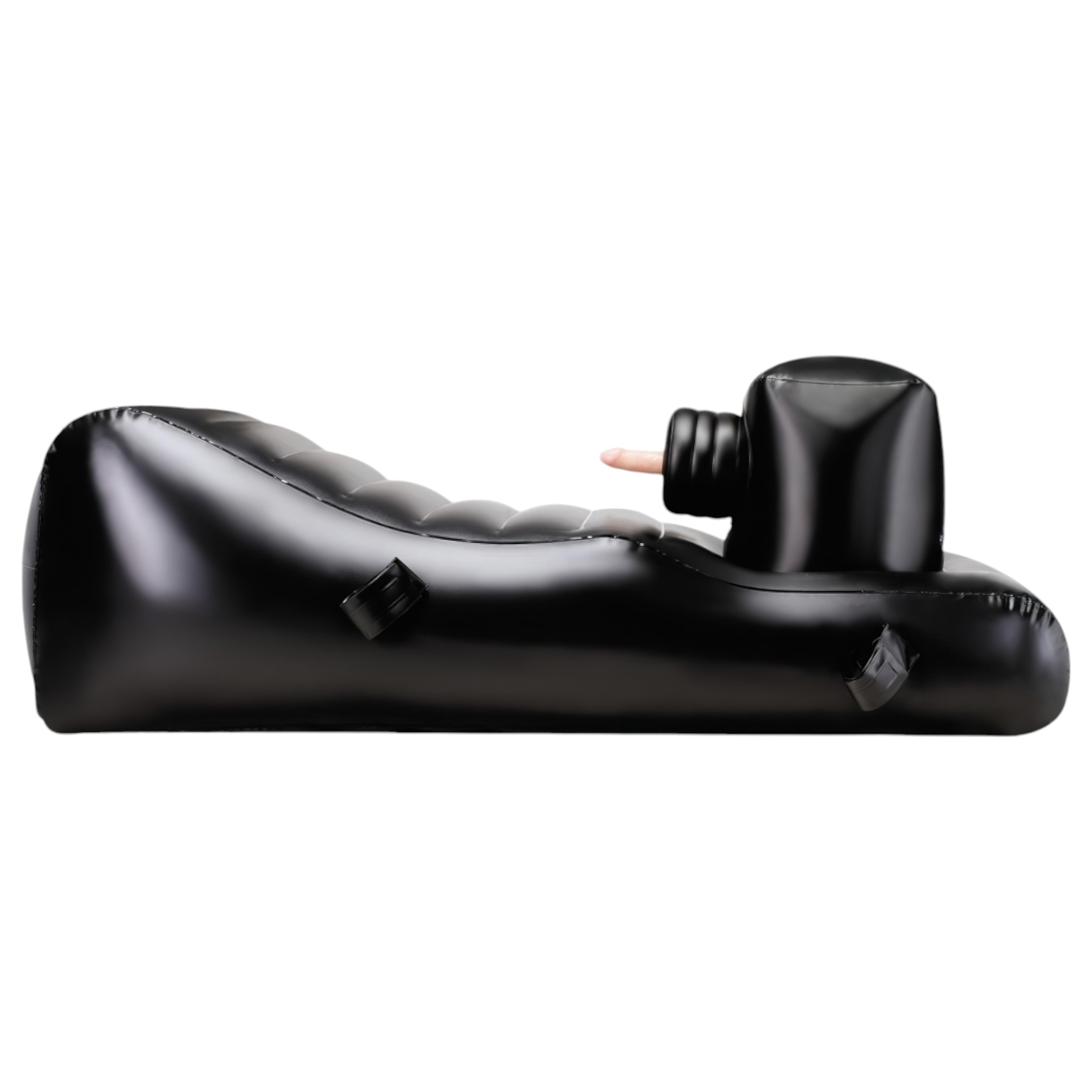Louisiana Lounger – szexgép beépített vibrátorral (fekete)