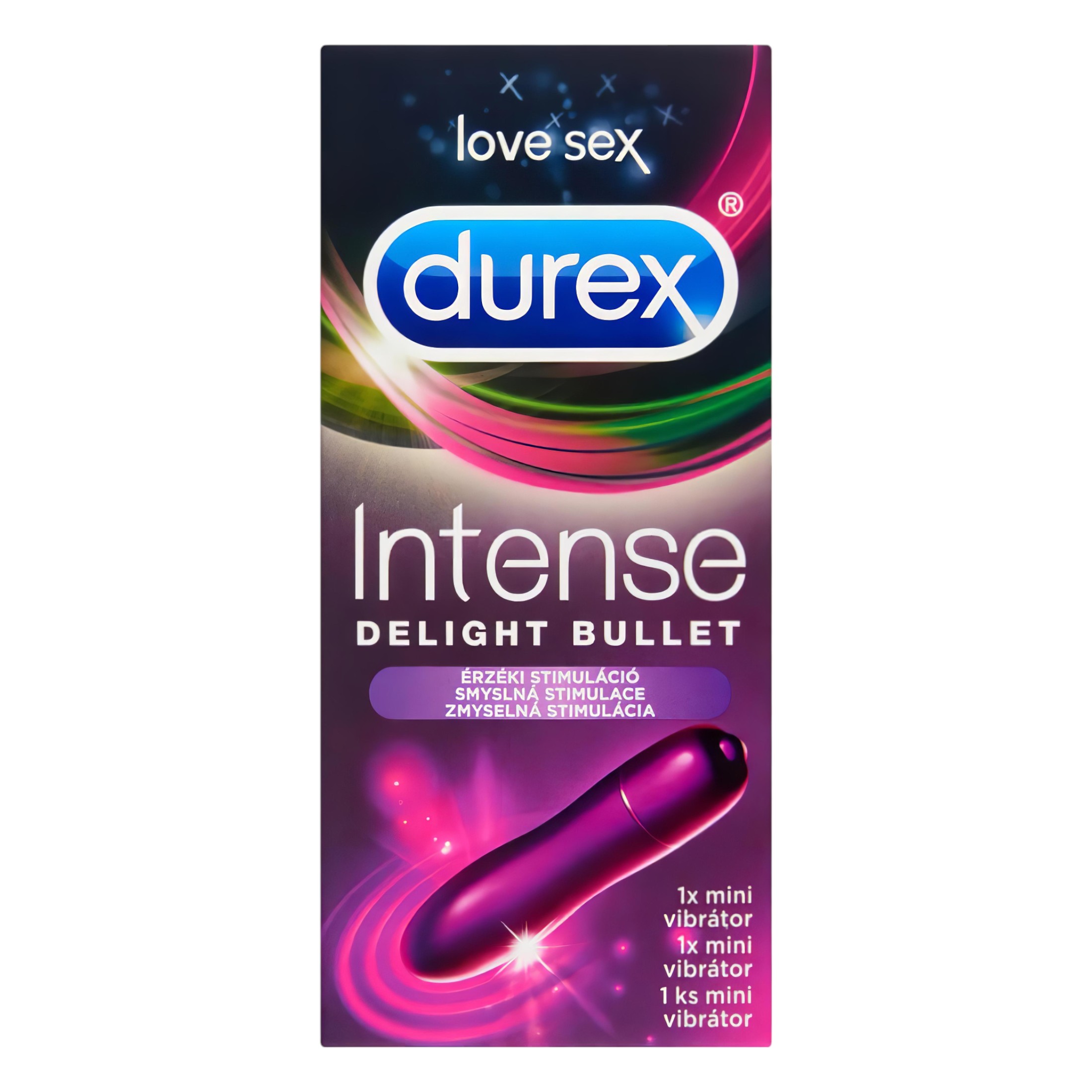 Durex Intense Delight Bullet – mini rúdvibrátor (lila)