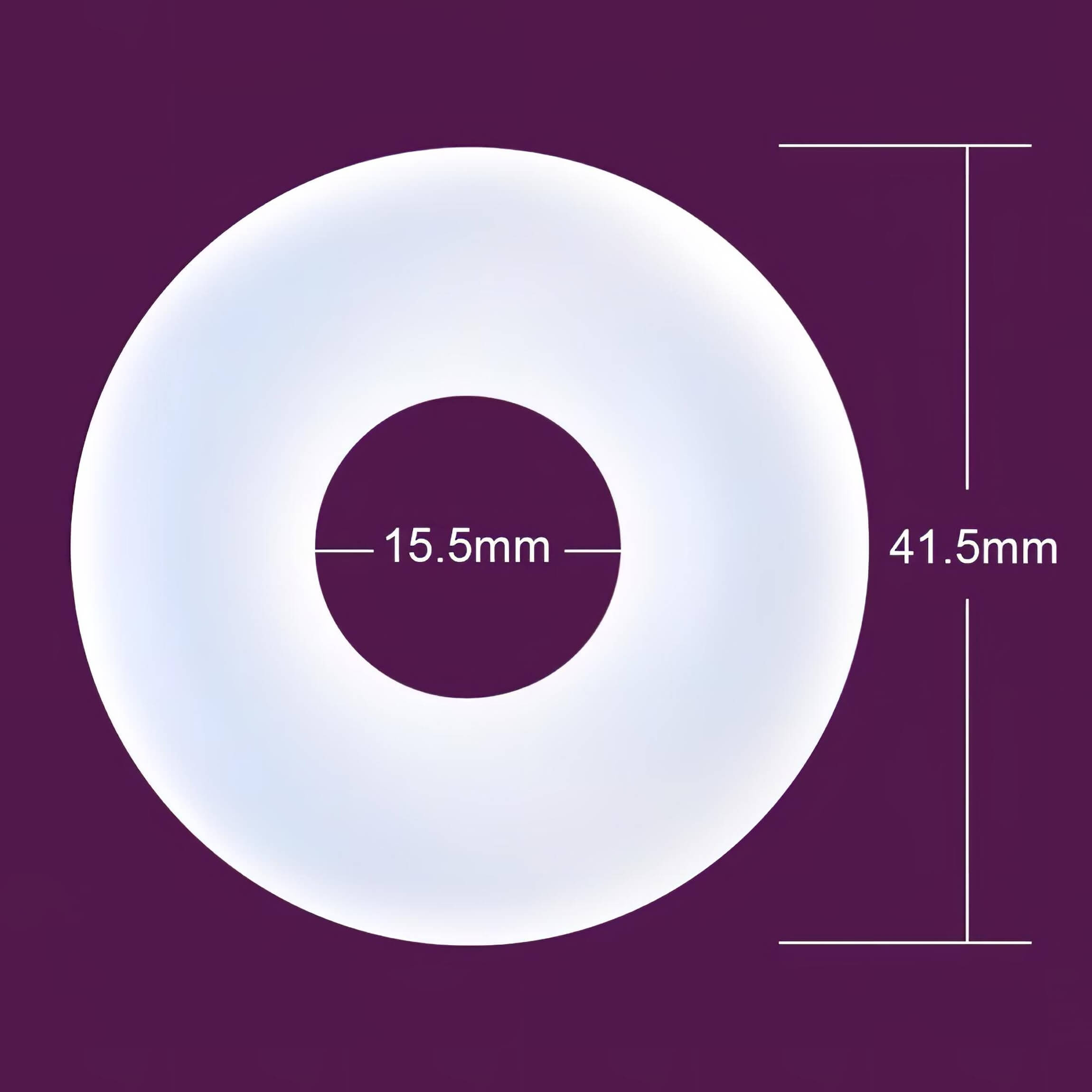 Durex Pleasure Ring – péniszgyűrű (átlátszó)