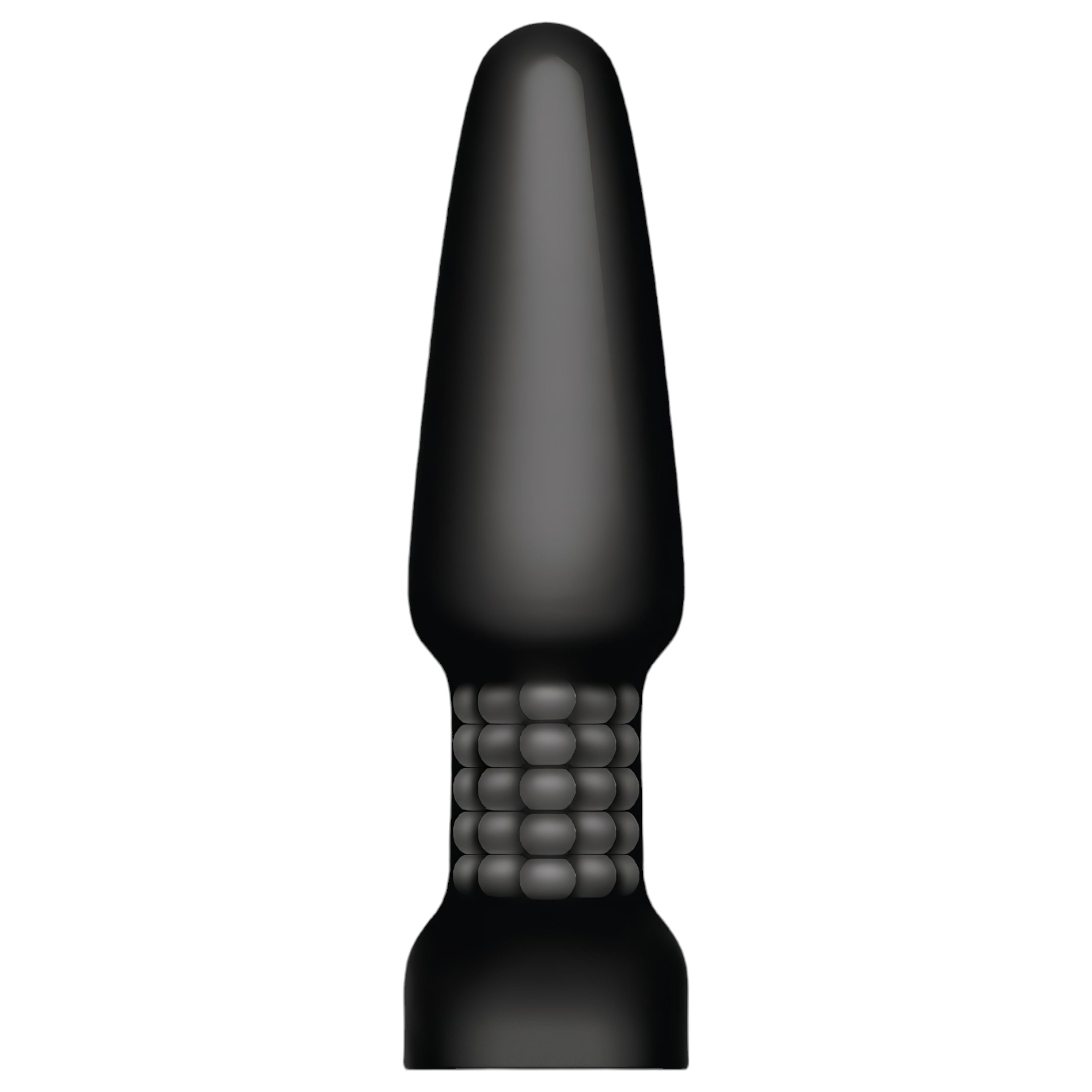 b-Vibe – forgó gyöngyös, akkus anál vibrátor (fekete)