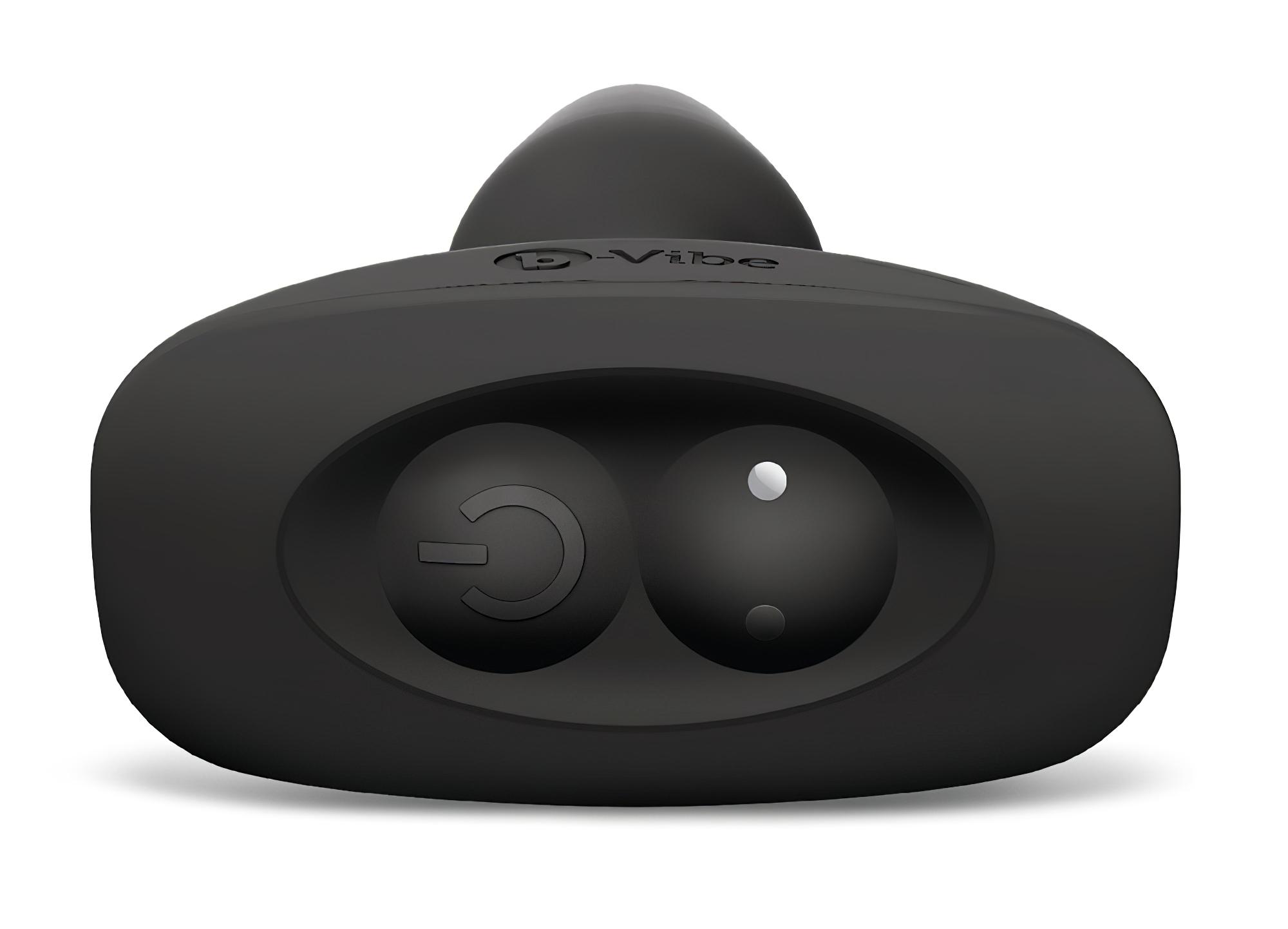 b-Vibe – forgó gyöngyös, akkus anál vibrátor (fekete)