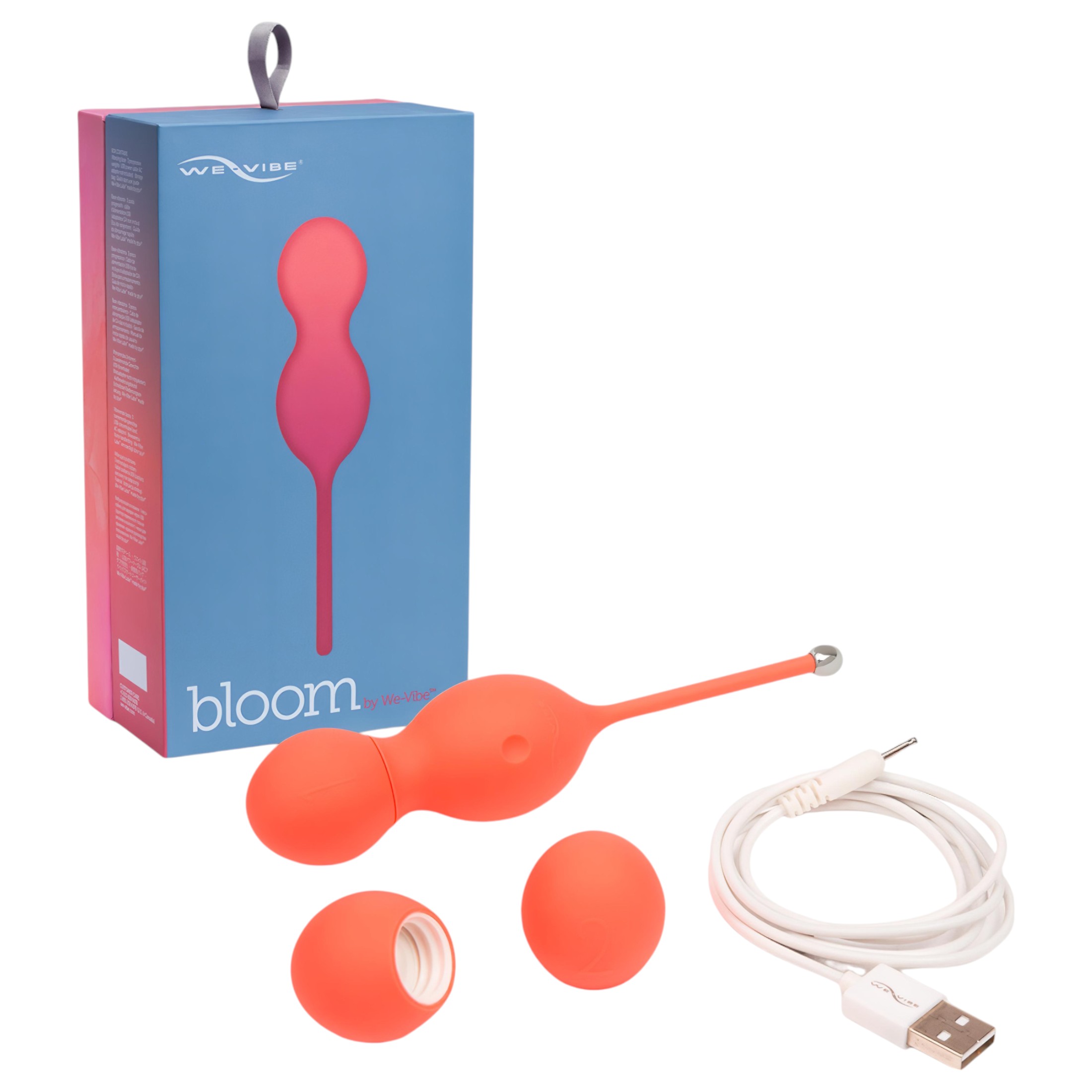We-Vibe Bloom – gésagolyó cserélhető súlyokkal (narancs)