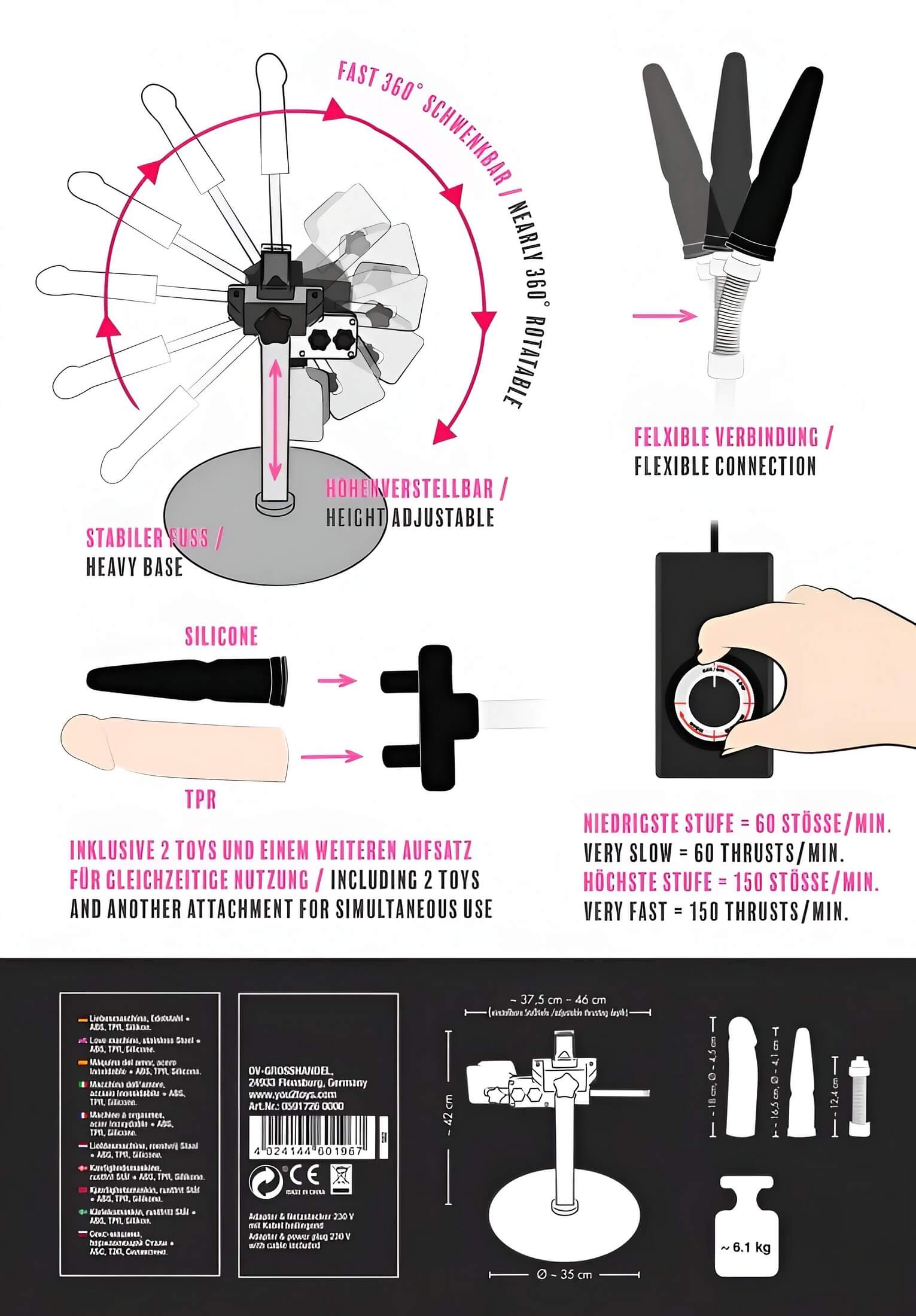 You2Toys – Big Bang Penetrator – hálózati szexgép