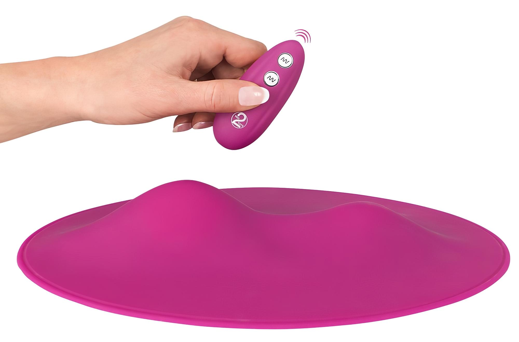 VibePad – 2 motoros, rádiós párna vibrátor (lila)
