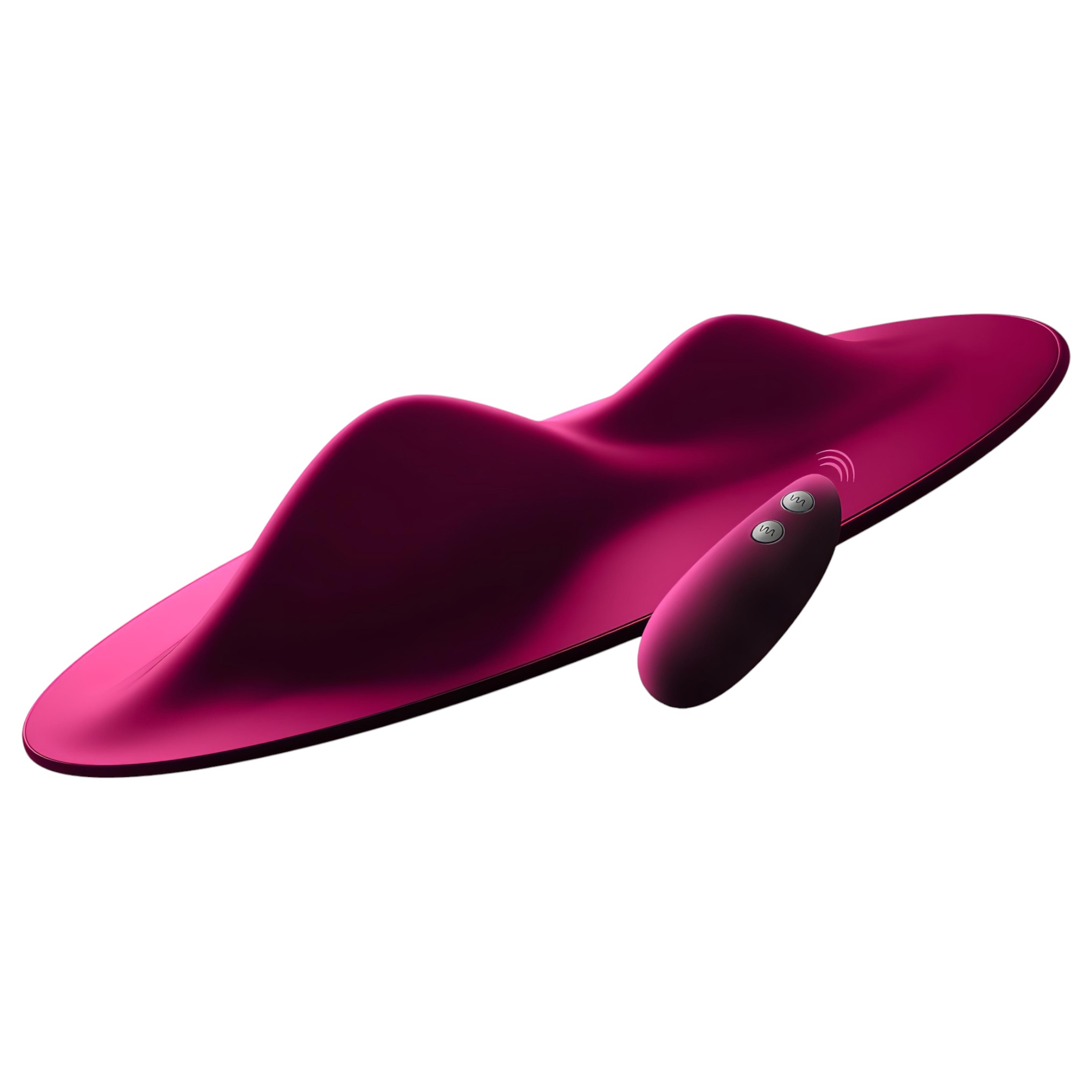 VibePad – 2 motoros, rádiós párna vibrátor (lila)