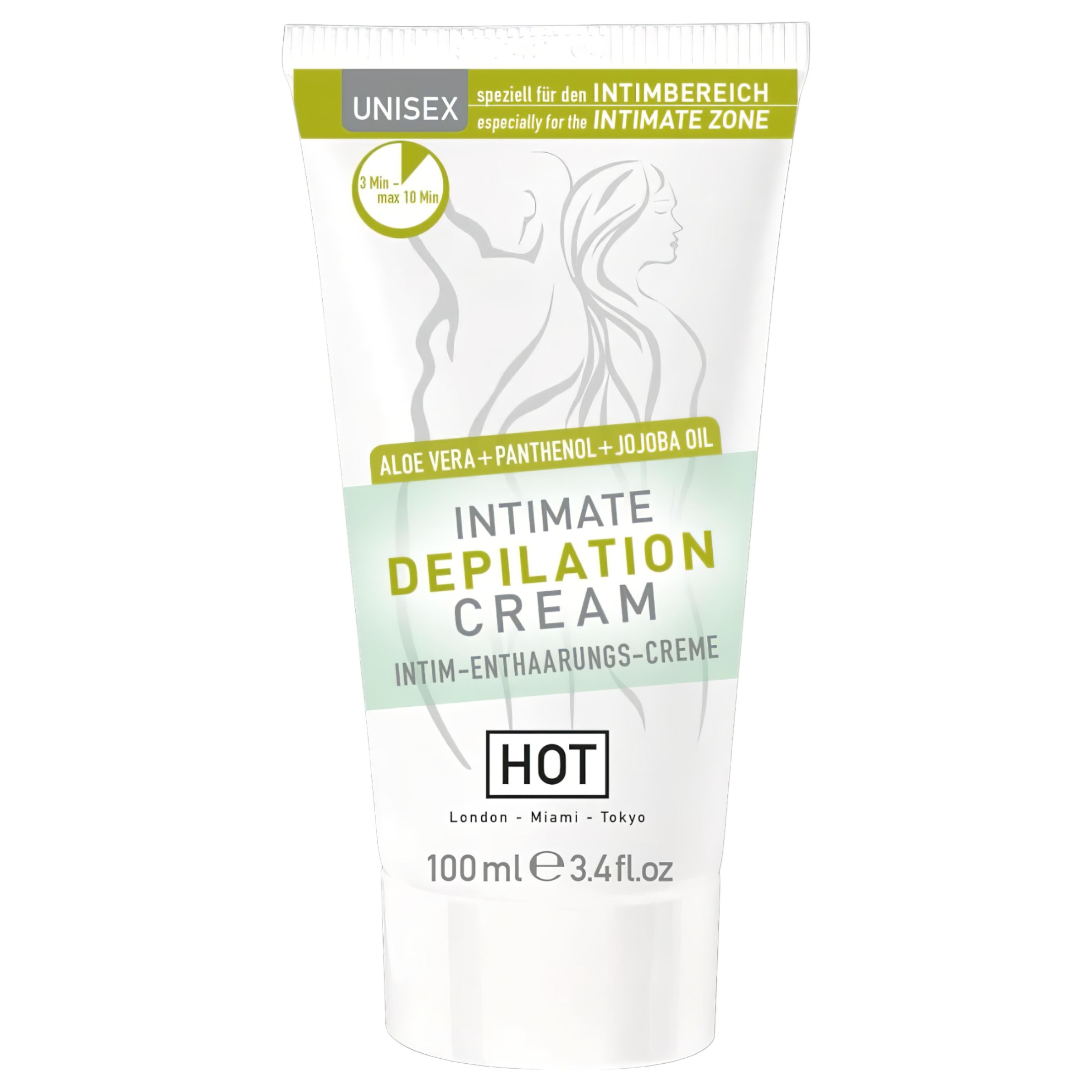 HOT Intimate – intim szőrtelenítő krém spatulával (100ml)