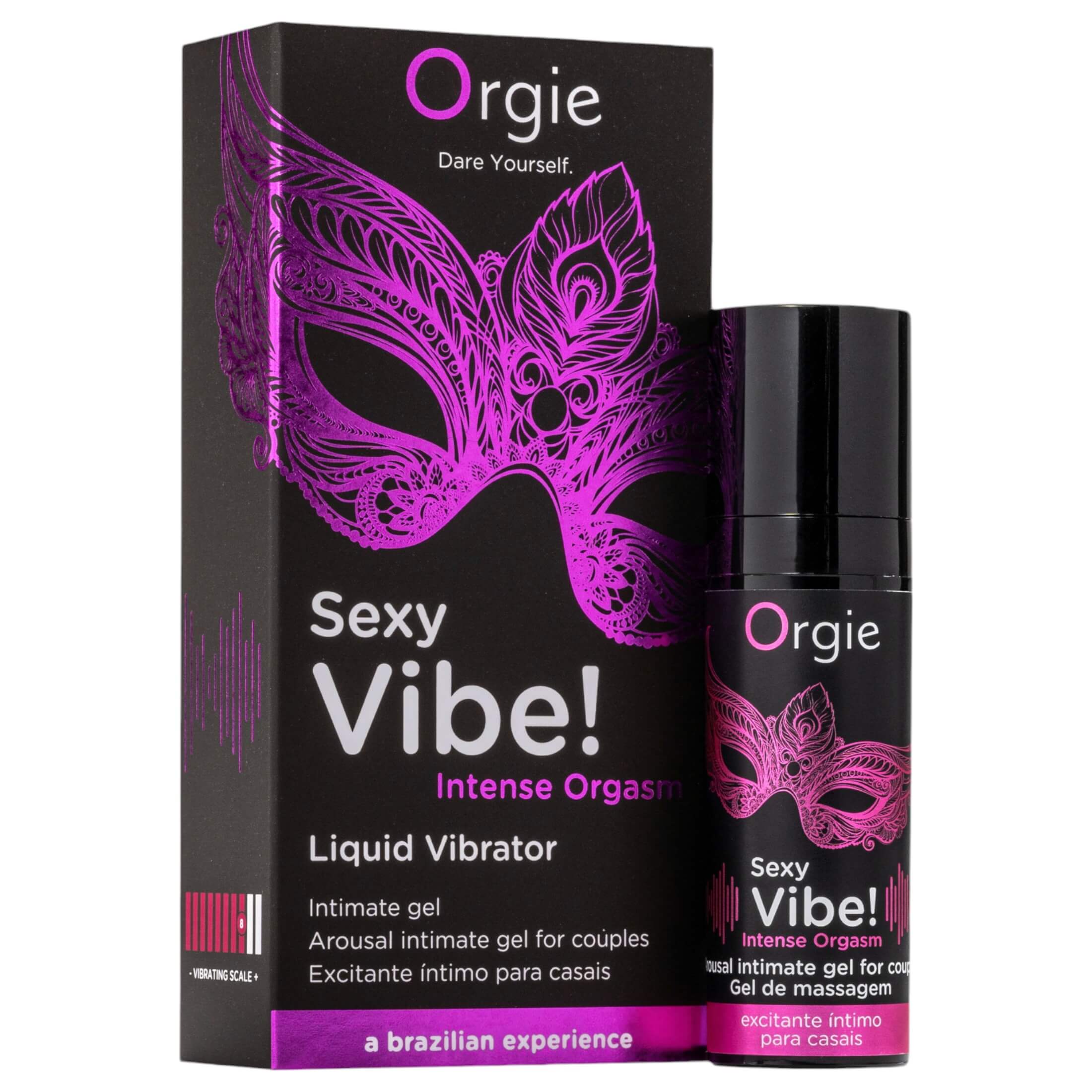 Orgie Sexy Vibe Orgasm – unisex folyékony vibrátor (15ml)