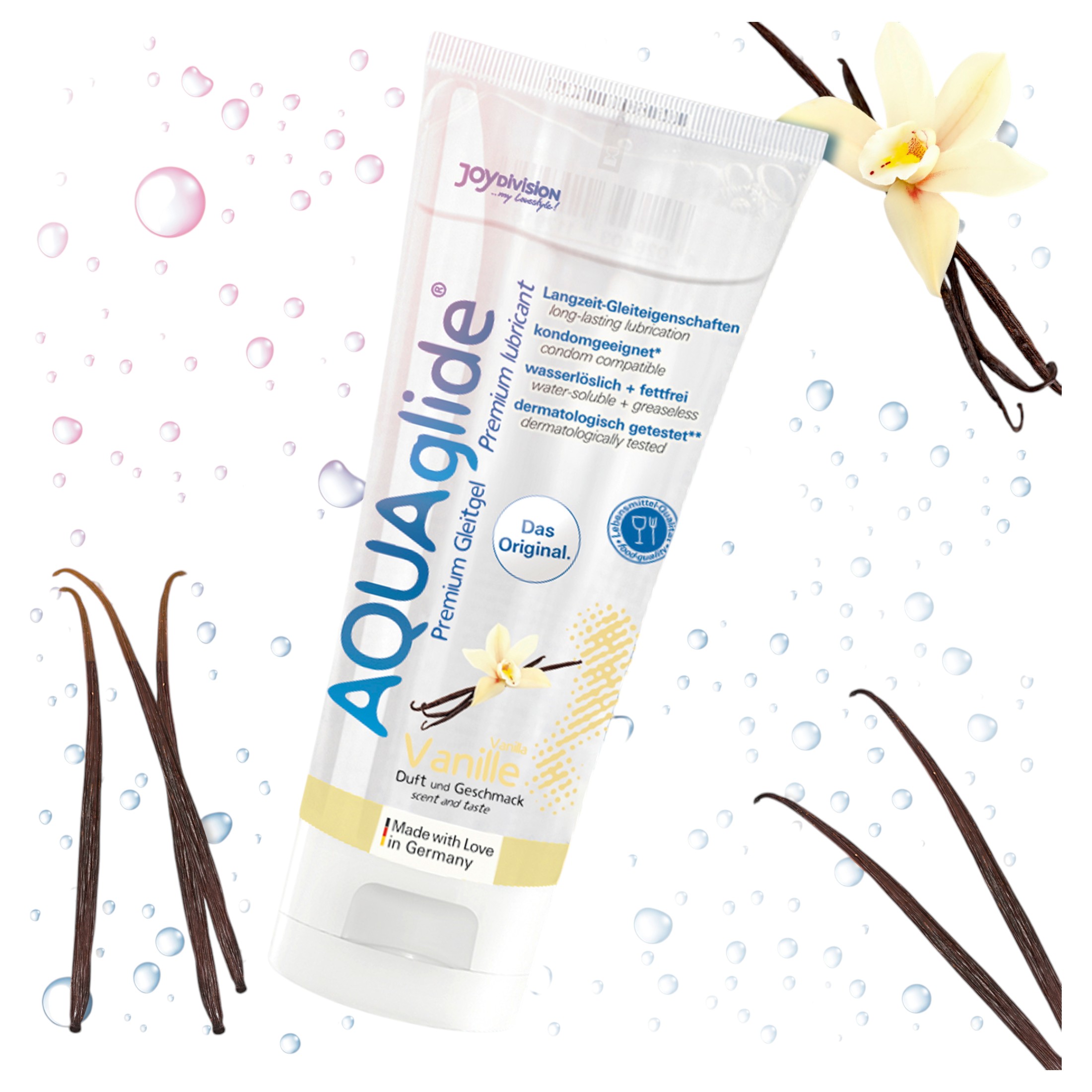 AQUAglide vízbázisú síkosító – vanília (100ml)