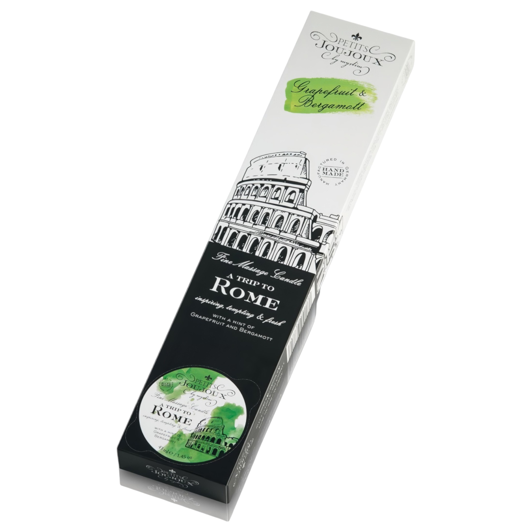 Petits Joujoux Rome masszázsgyertya – grapefruit-bergamot 5x43ml