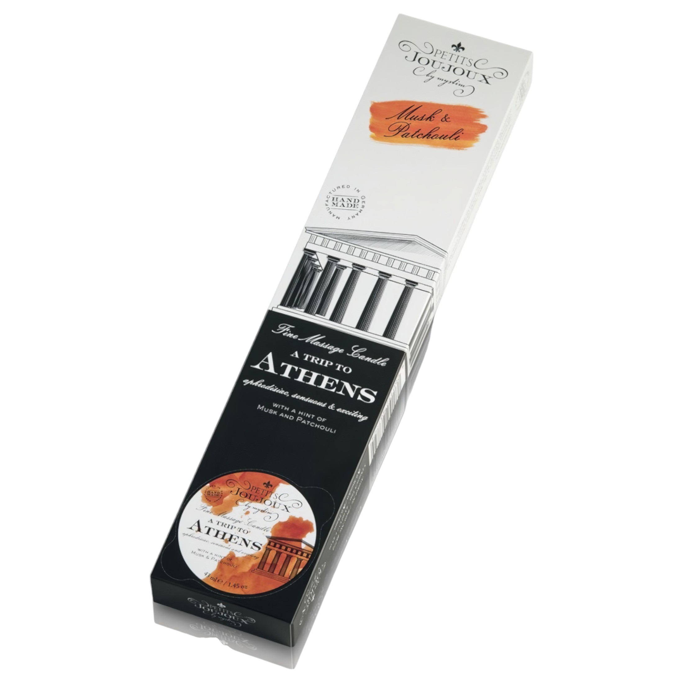 Petits Joujoux Athens – masszázsgyertya – pézsma-parfüm (5x43ml)