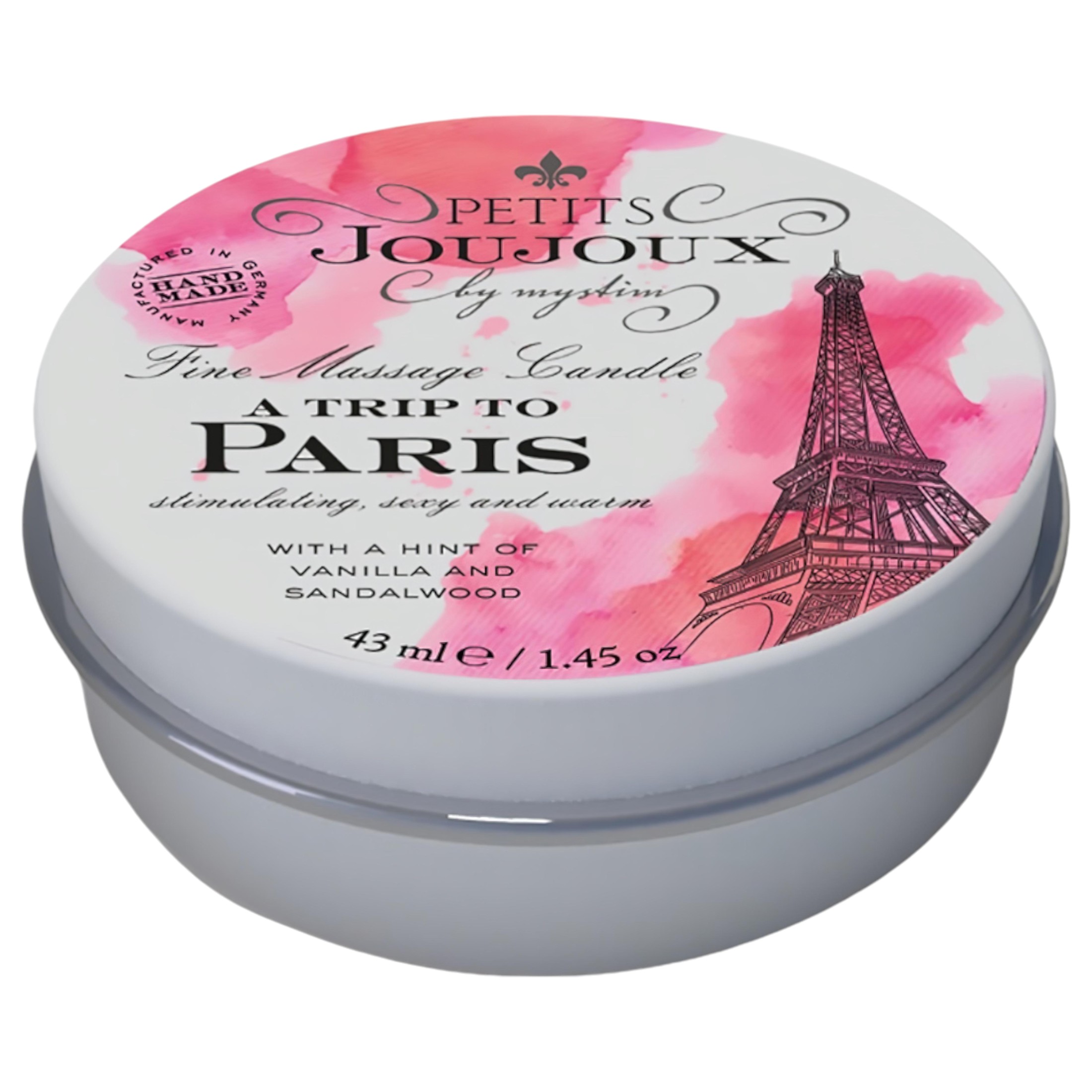 Petits Joujoux – masszázsgyertya – vanília-szantálfa (43ml)