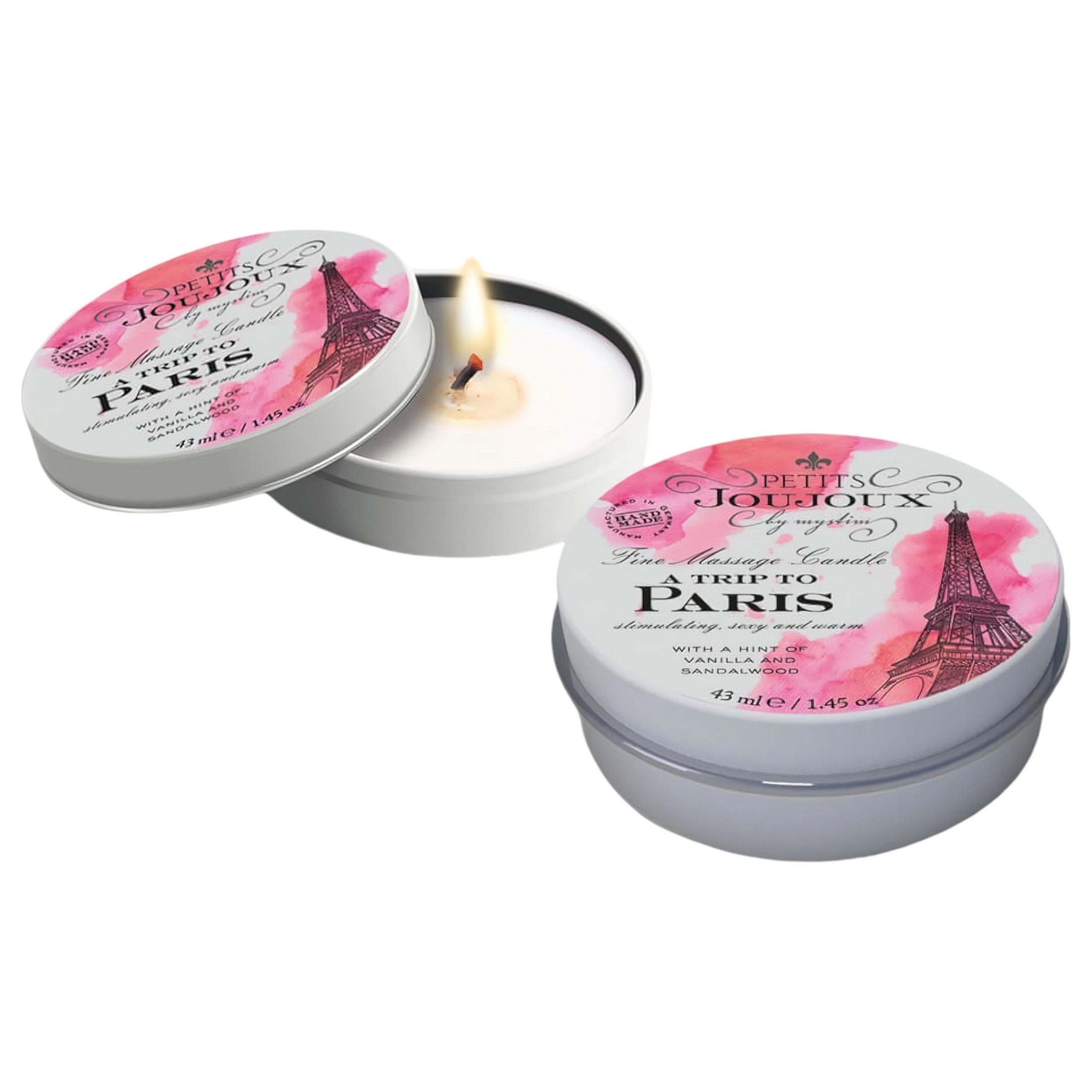 Petits Joujoux – masszázsgyertya – vanília-szantálfa (43ml)