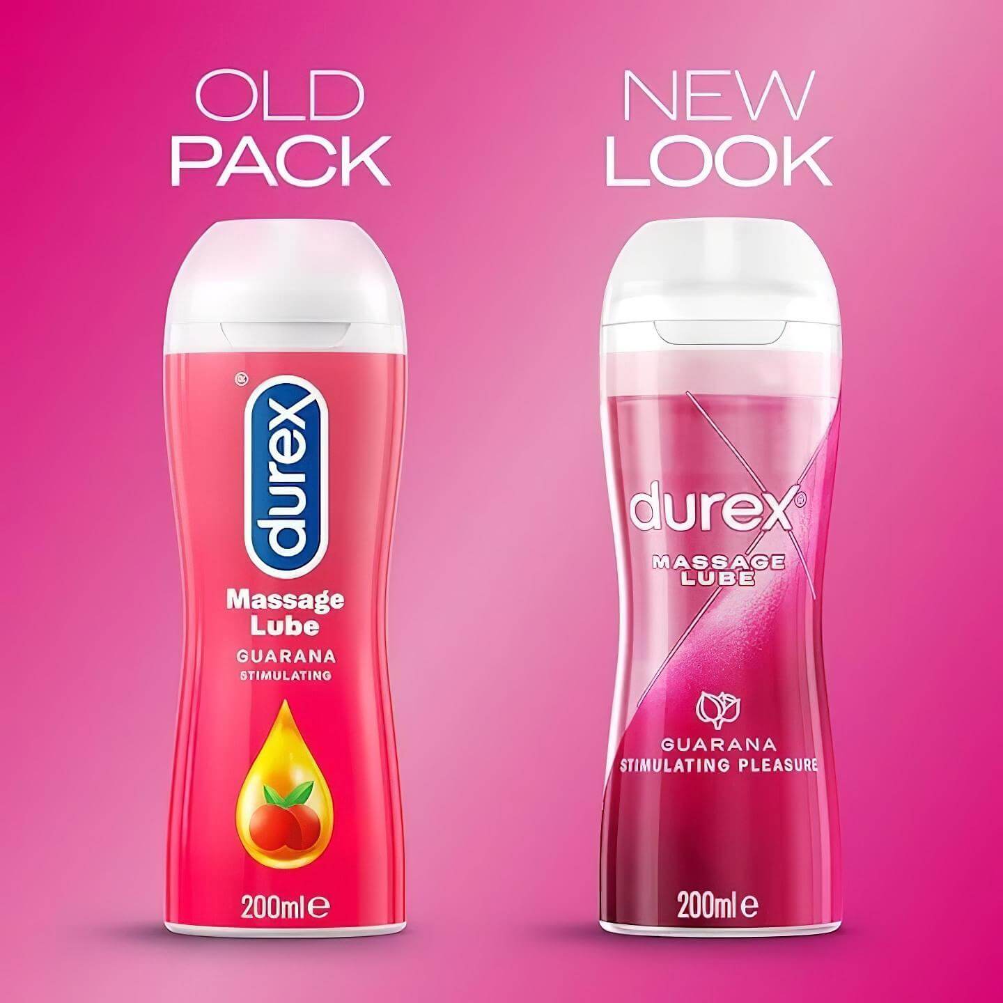 Durex 2in1 masszázsolaj – Guarana (200ml)