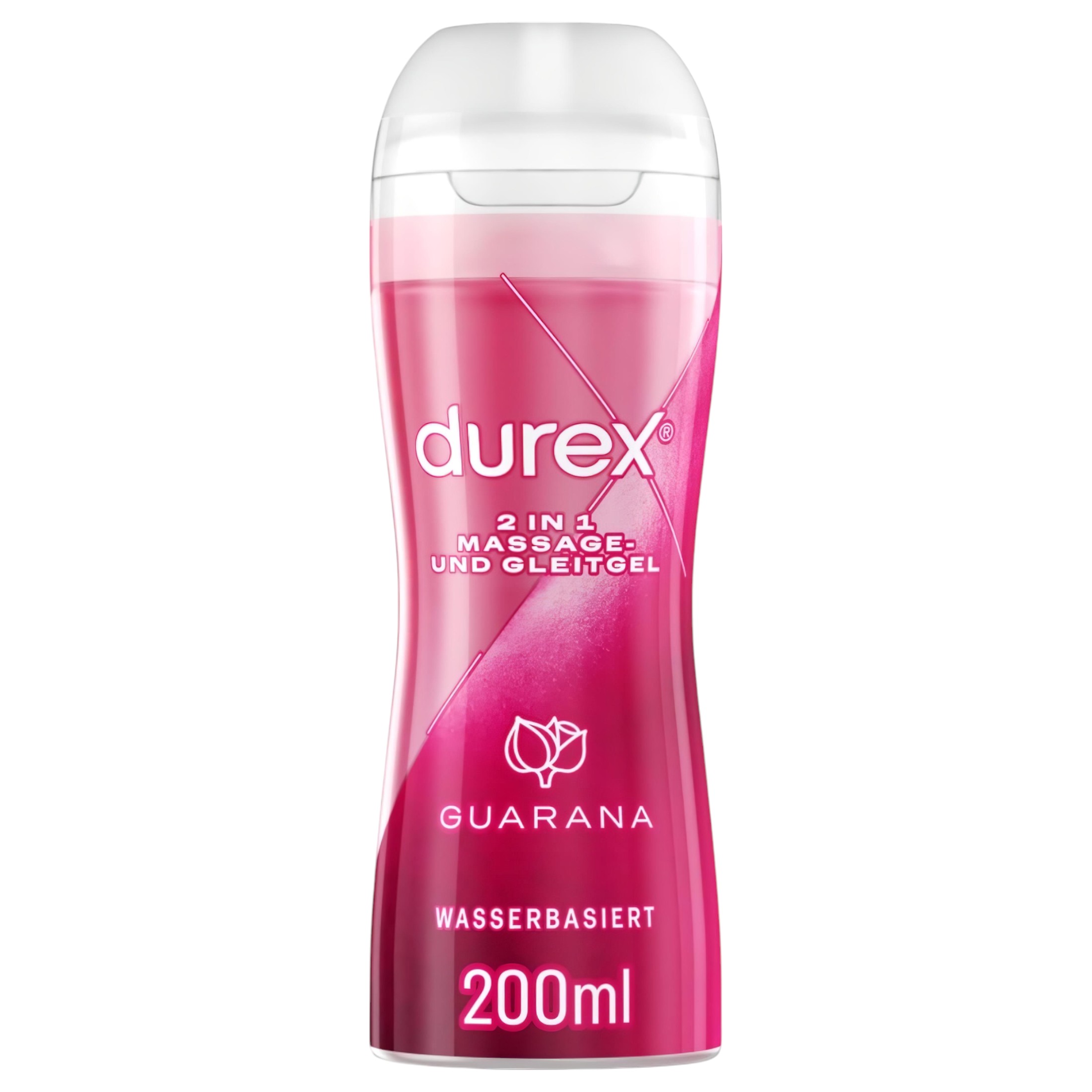 Durex 2in1 masszázsolaj – Guarana (200ml)