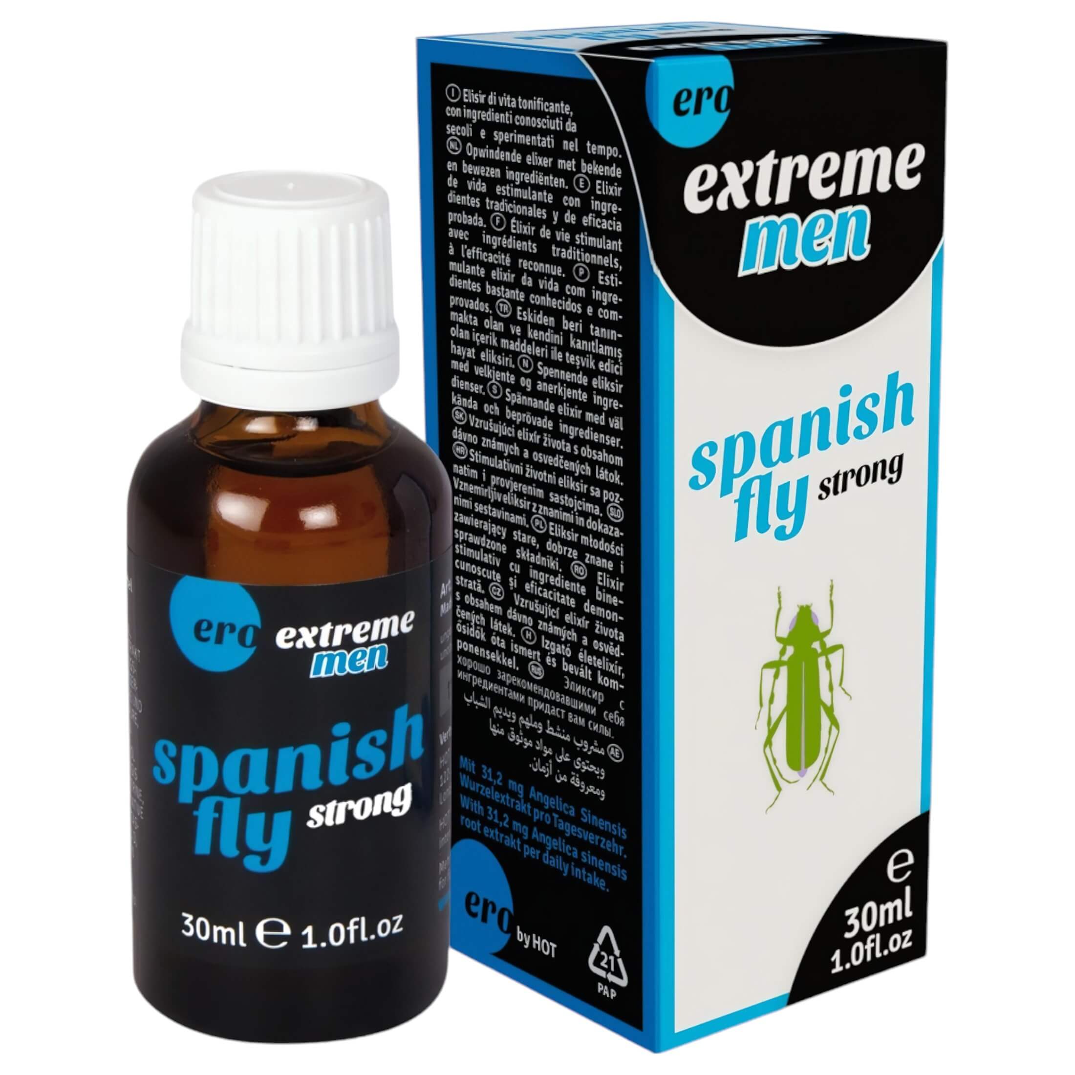 HOT Spanish fly Extreme – vágyfokozó csepp férfiaknak (30ml)