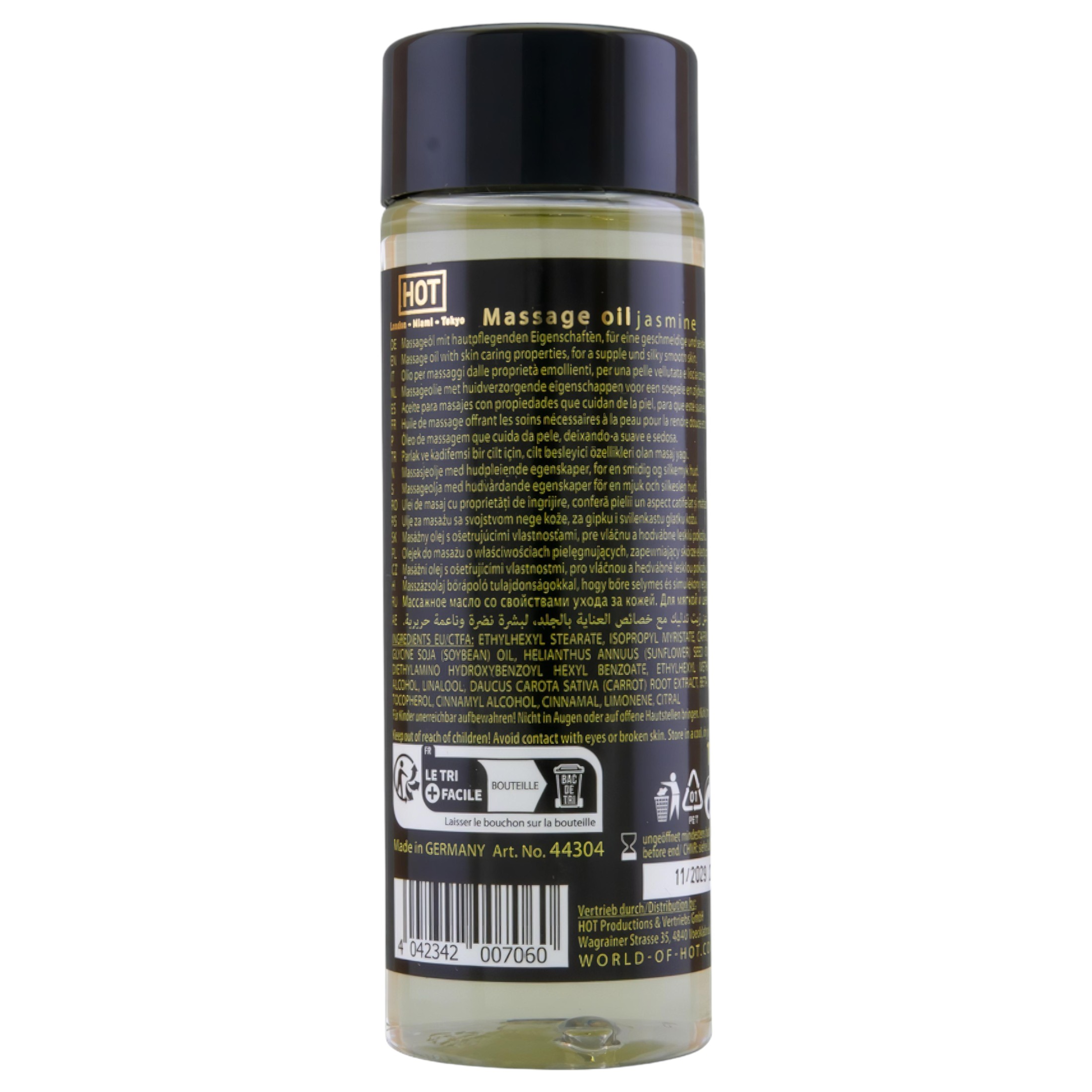 HOT bőrápoló masszázsolaj – lágy jázmin (100ml)