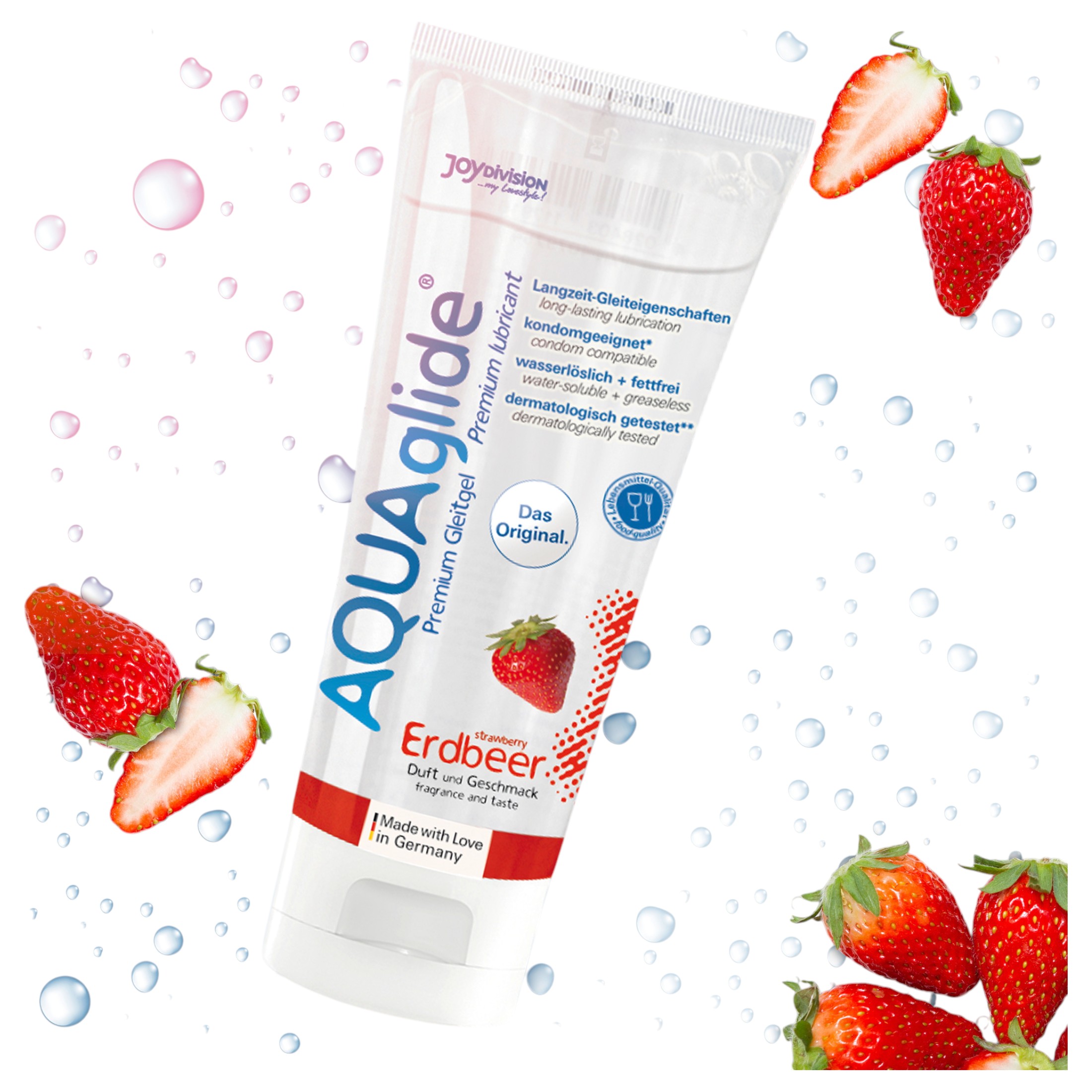AQUAglide – vízbázisú síkosító – eper (100ml)