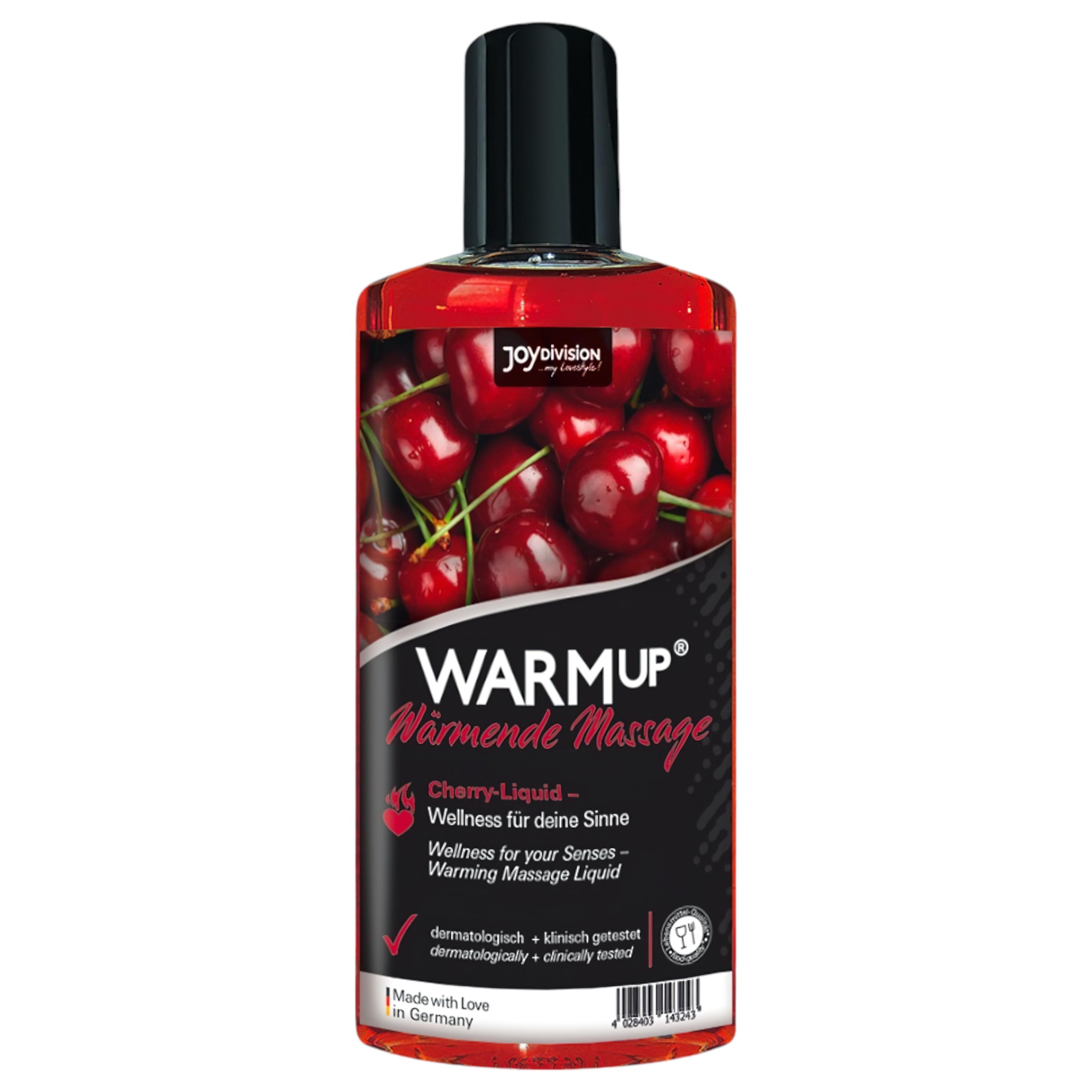 JoyDivision WARMup – melegítő masszázsolaj – cseresznye (150ml)