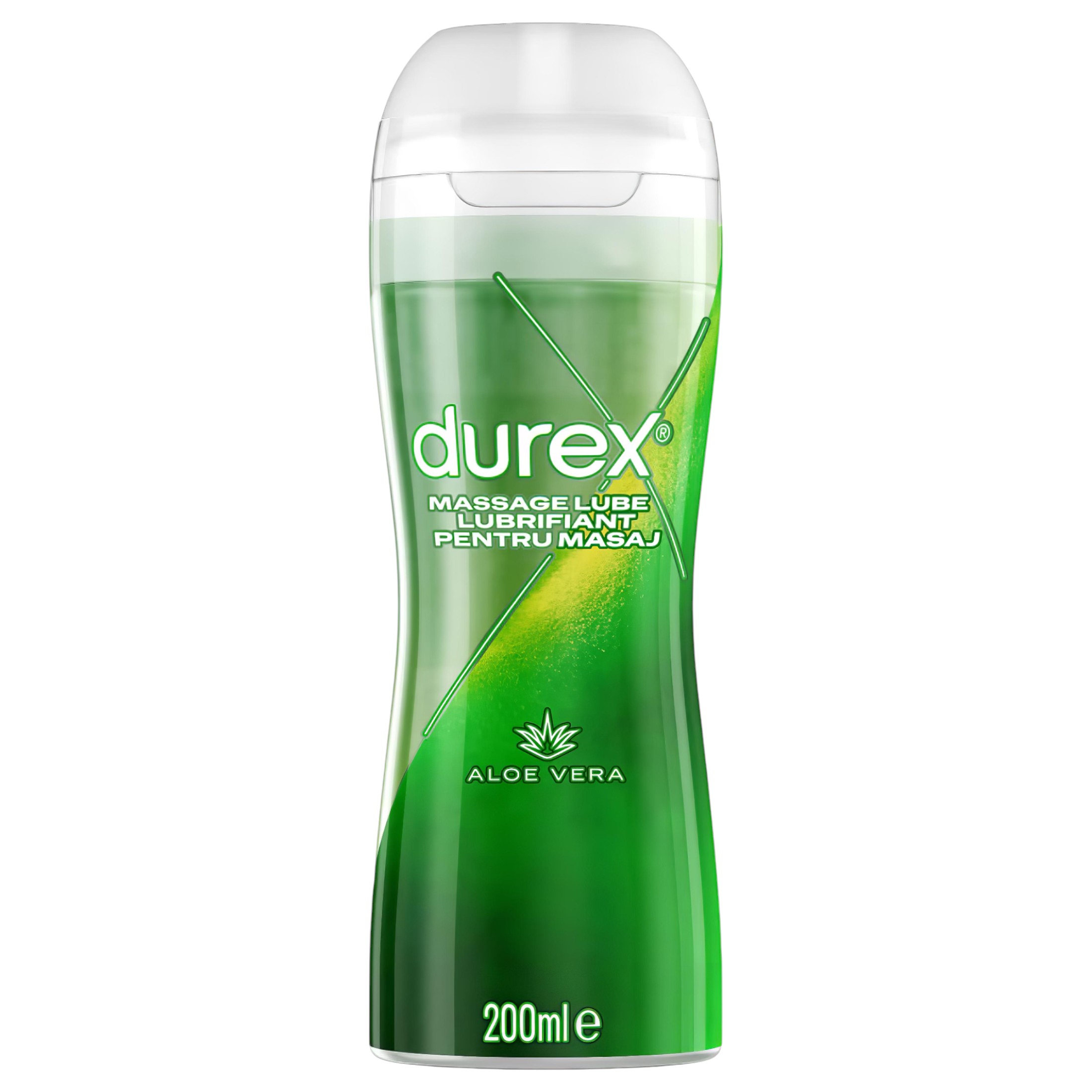 Durex 2in1 masszázsolaj – Aloe Vera (200ml)