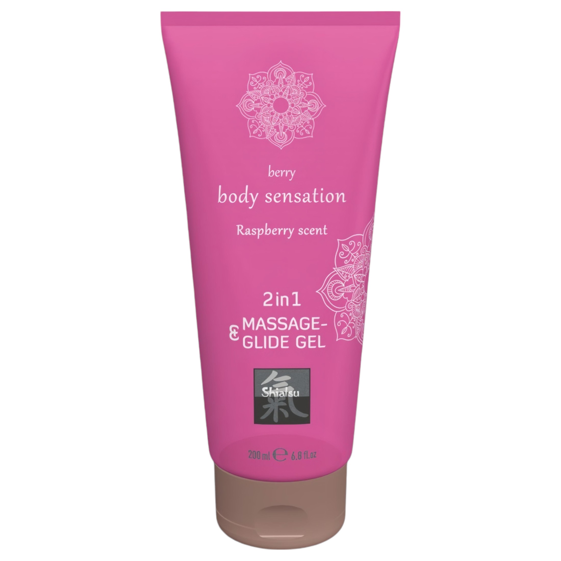 Shiatsu 2in1 Rashberry scent – masszázs síkosító – málna (200ml)